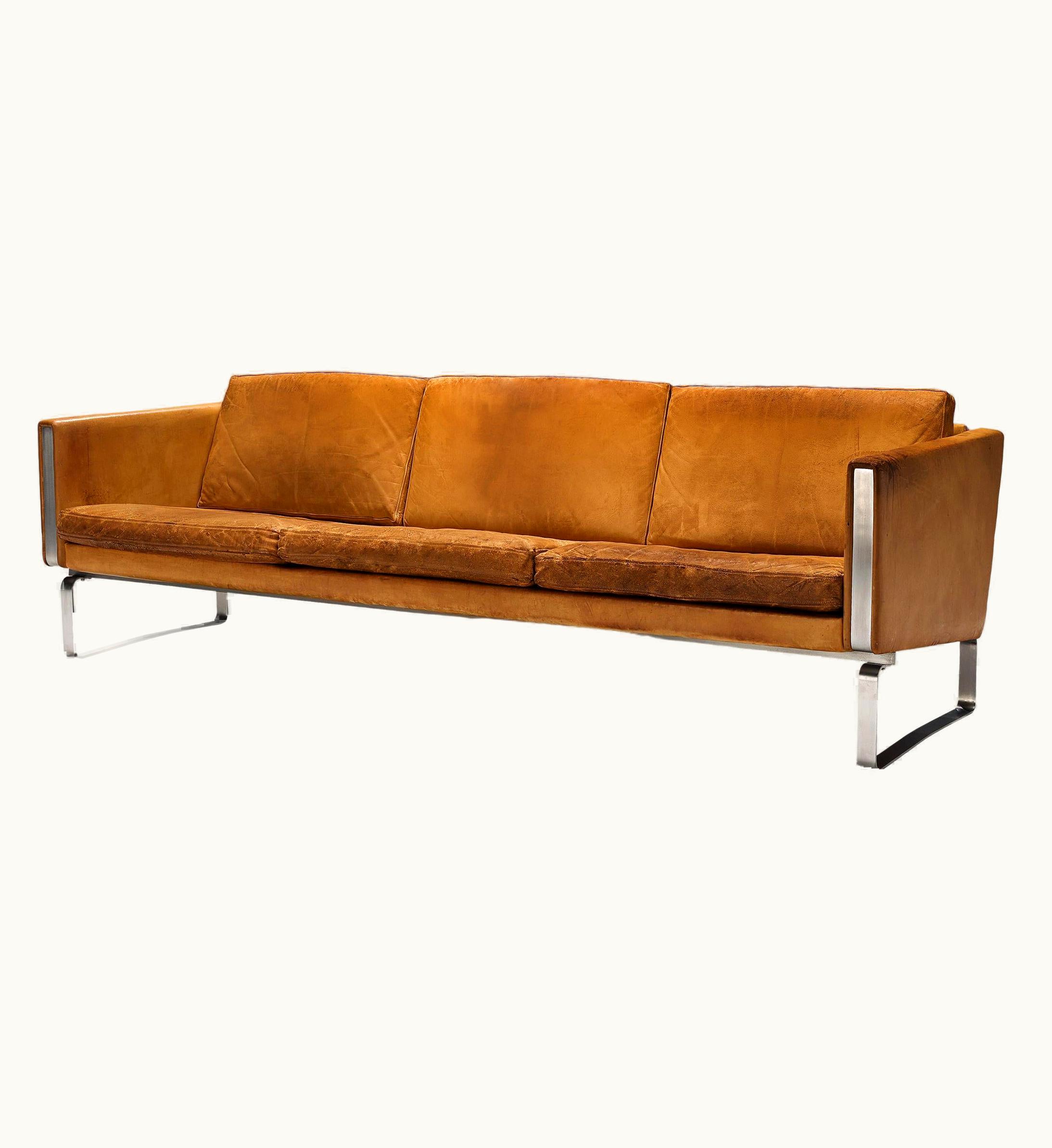 Hans J. Wegner Hans J. Wegner Sofa In Cognac Leather