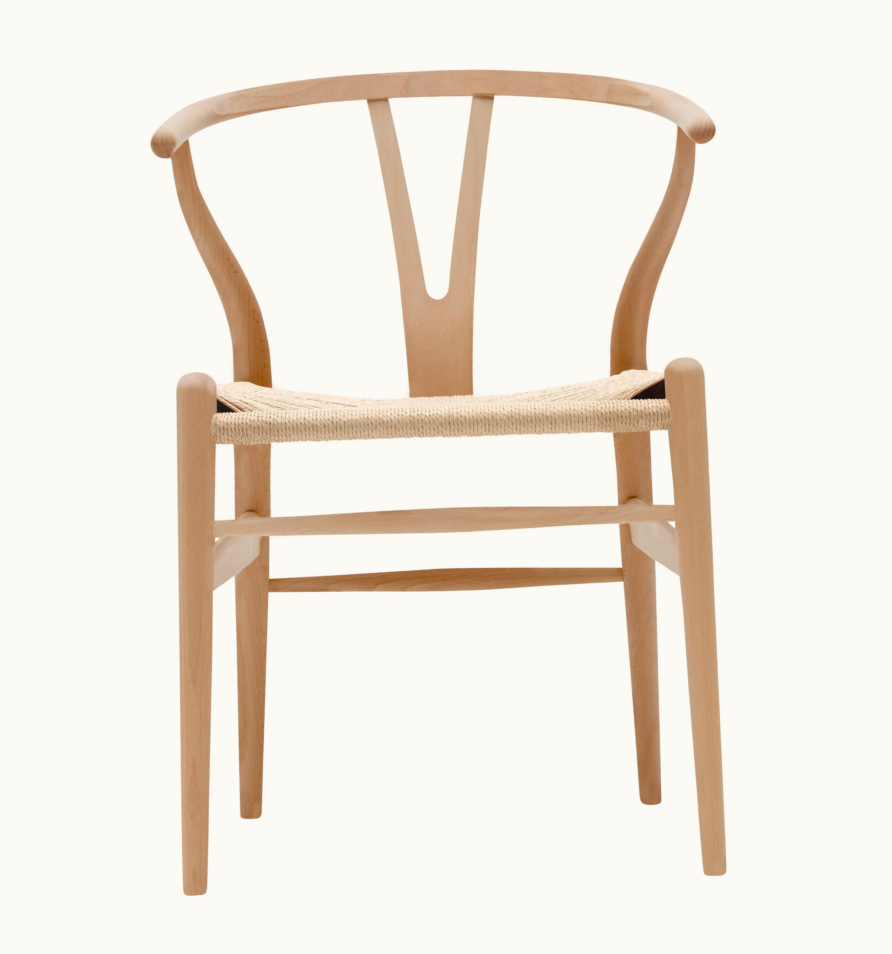 Hans J. Wegner Hans J. Wegner CH24 Wishbone Chair In Beech Oil With Natural Papercord Seat By Hans Wegner