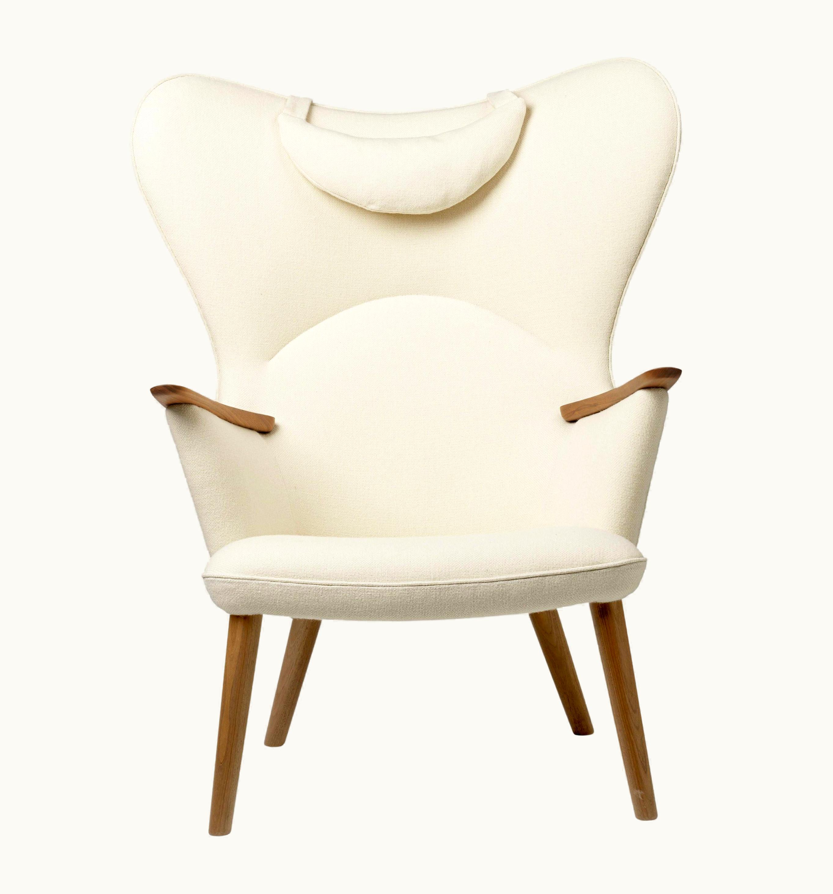 Hans J. Wegner Hans J. Wegner Carl Hansen CH78 Mama Bear Chair By Hans Wegner In Walnut Oil And Hallingdal 100