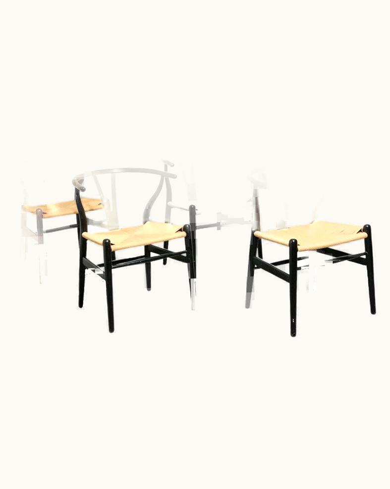 Hans J. Wegner Hans J. Wegner Set Of Hans Wegner CH24 Wishbone Chairs