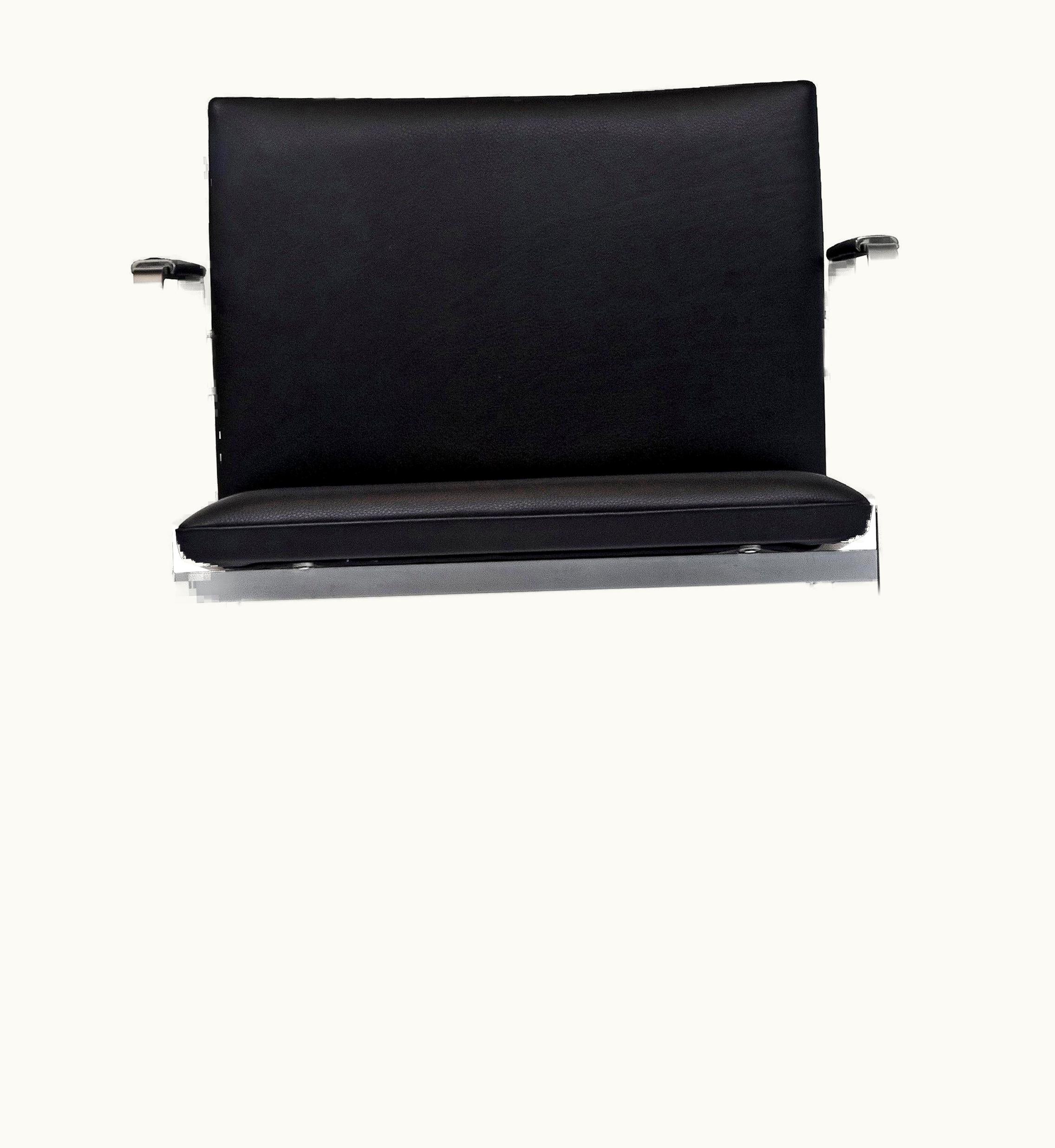 Hans J. Wegner Hans J. Wegner CH111 Chair In Stainless Steel With Foam Seat By Hans J. Wegner