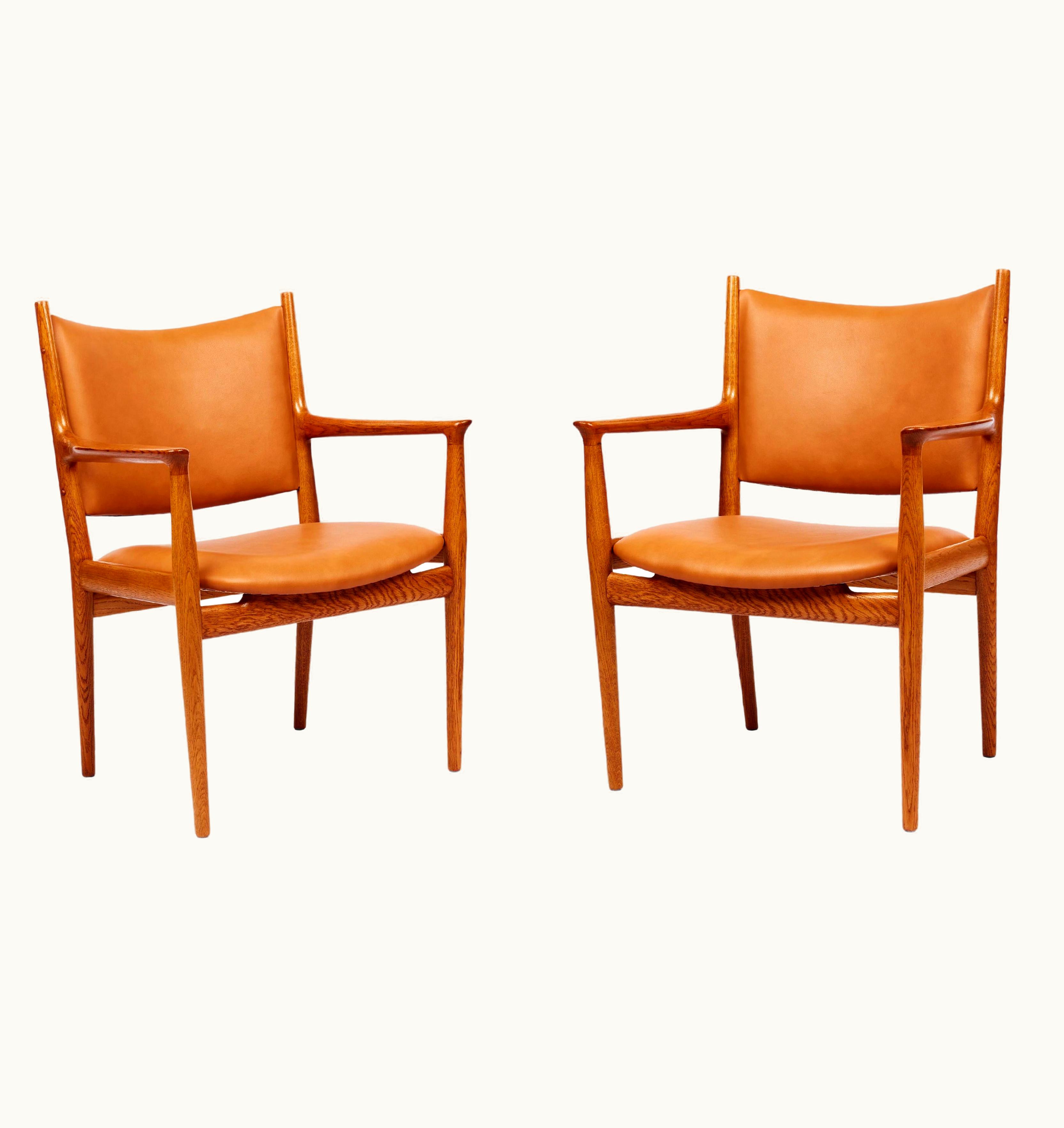 Hans J. Wegner Hans J. Wegner Pair Of Hans Wegner JH-509 Armchairs