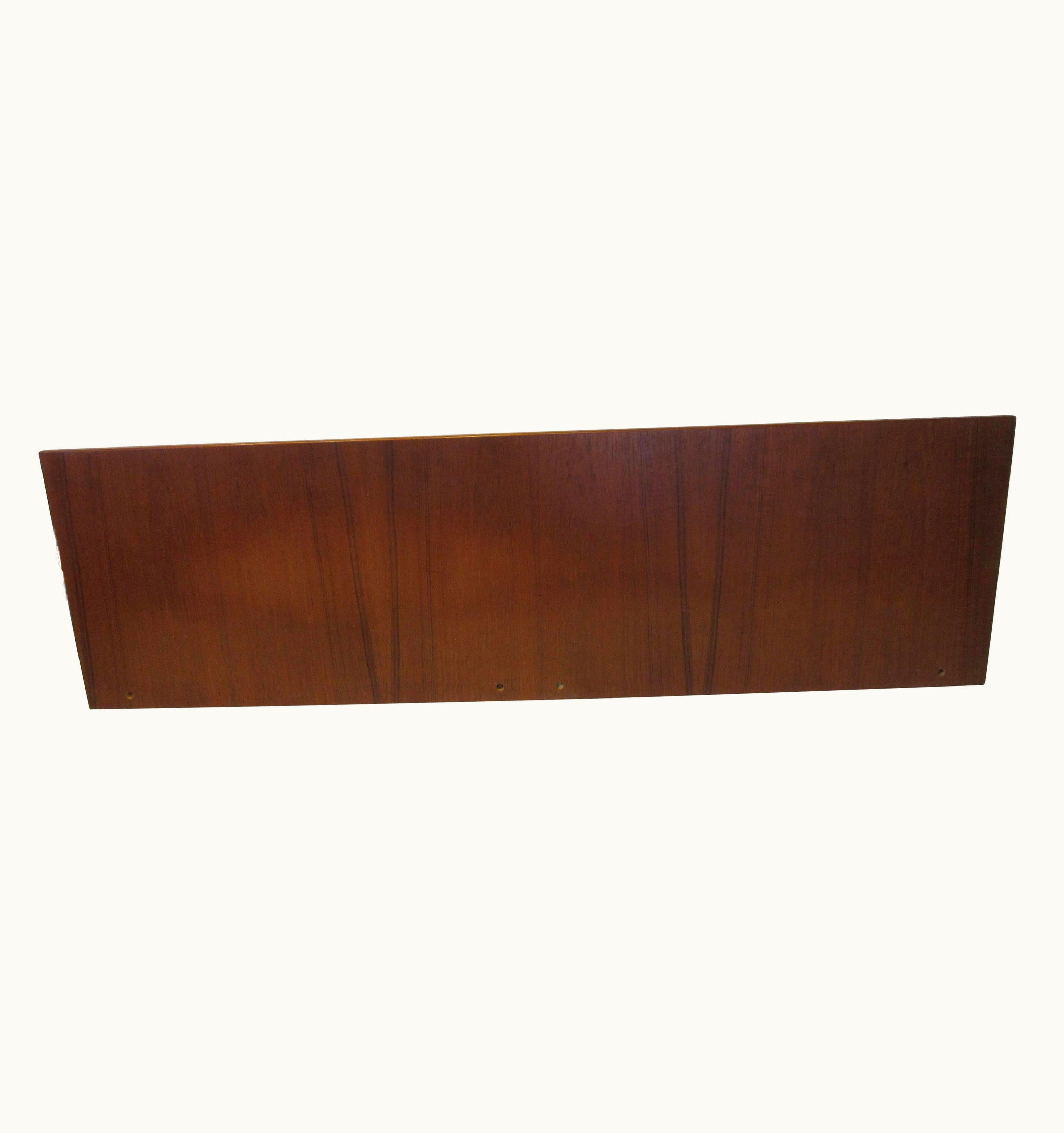Hans J. Wegner Hans J. Wegner Floating Teak Queen Headboard By GETAMA, Denmark