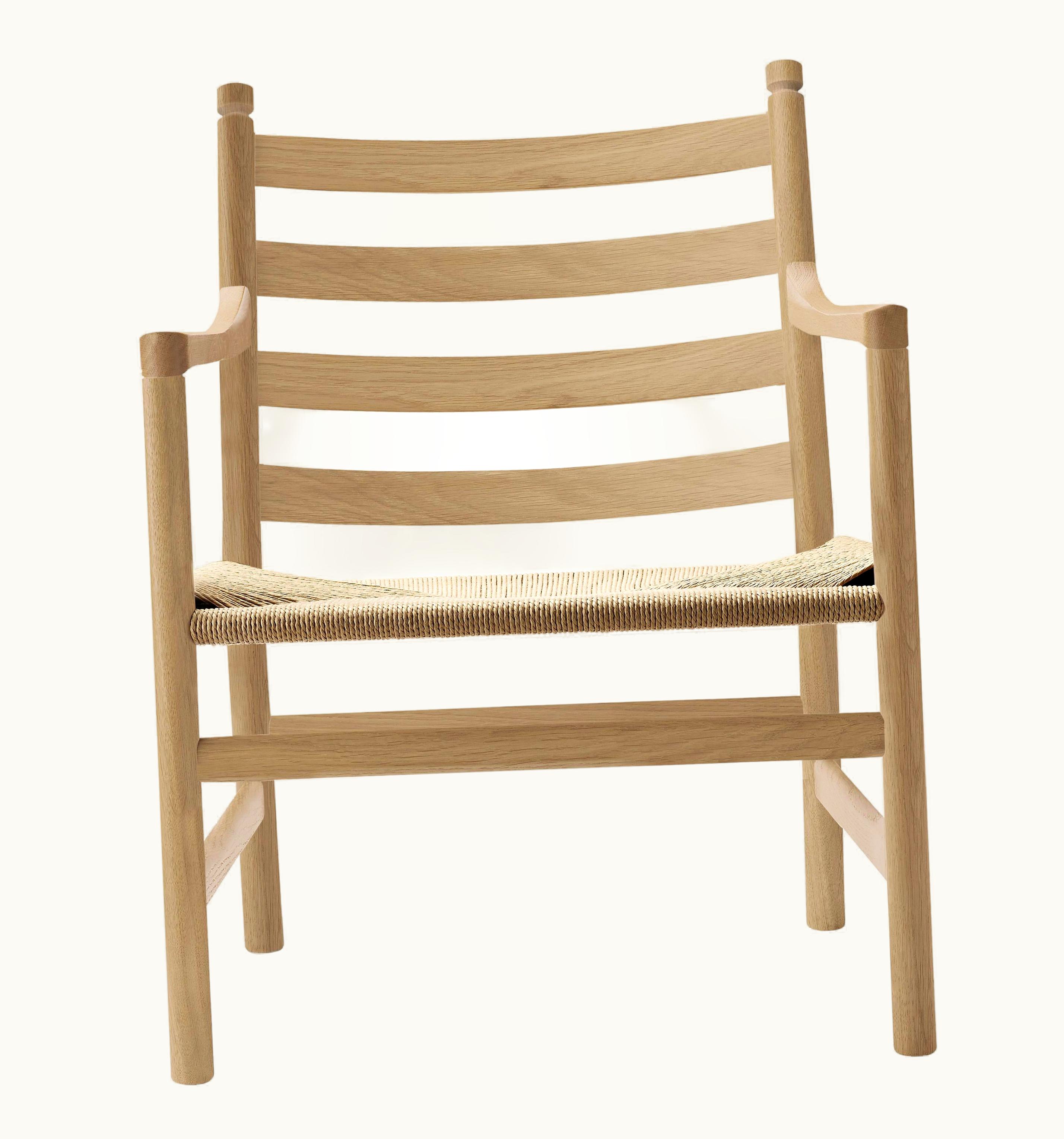 Hans J. Wegner Hans J. Wegner CH44 Lounge Chair In Wood With Natural Papercord Seat By Hans J. Wegner