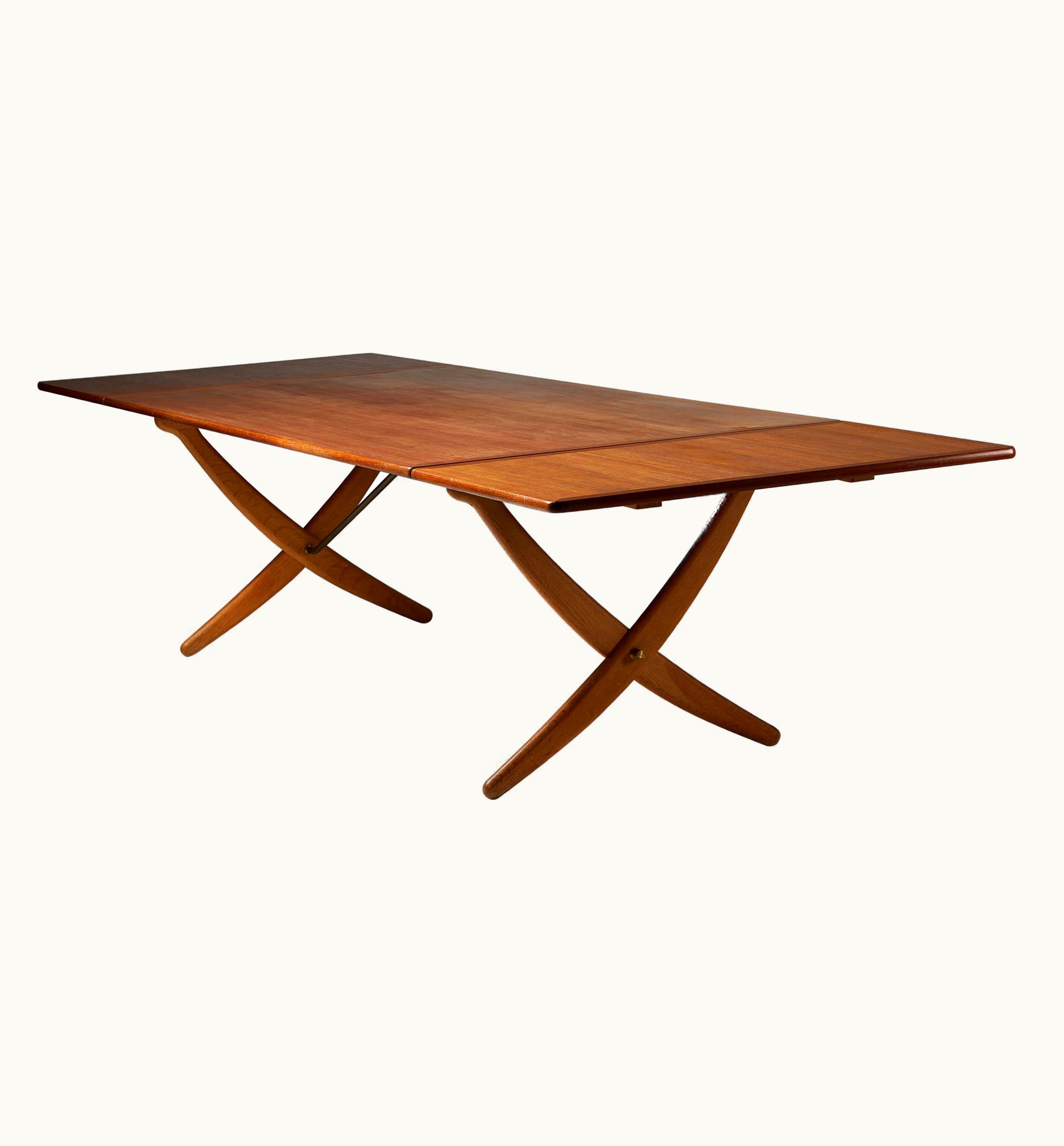 Hans J. Wegner Hans J. Wegner Dining Table "Sabre leg" Designed By Hans J. Wegner For Andreas Tuck, Denmark