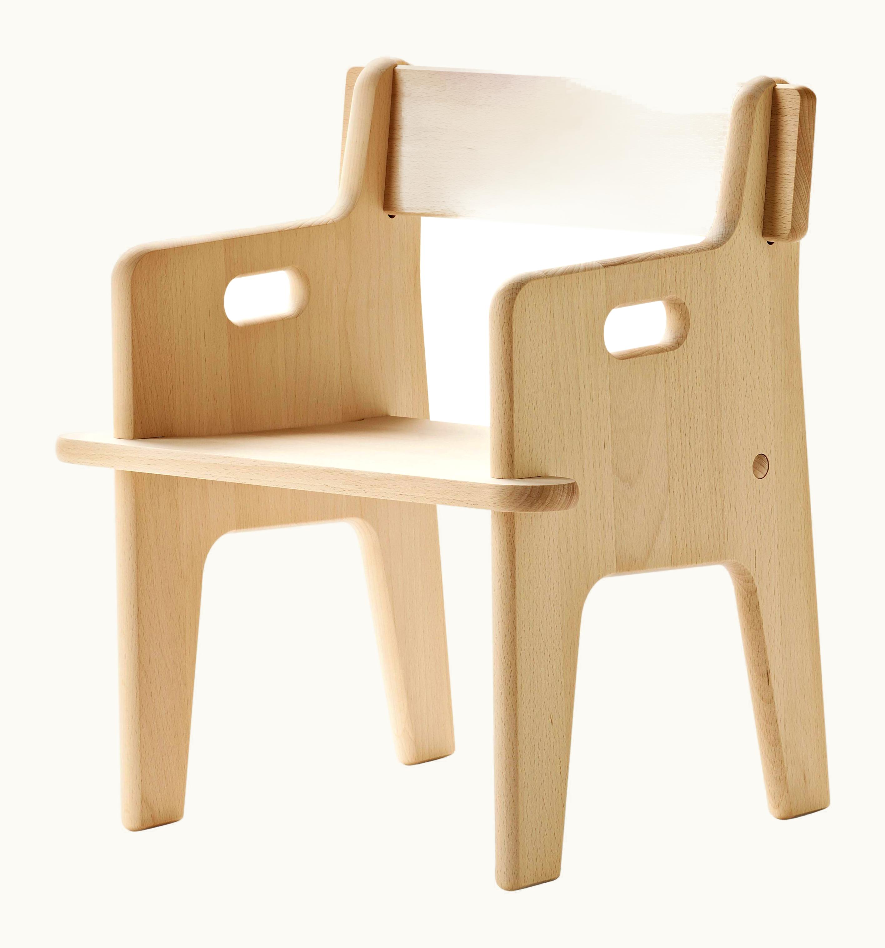 Hans J. Wegner Hans J. Wegner CH410 Peter's Chair In Untreated Beechwood By Hans J. Wegner