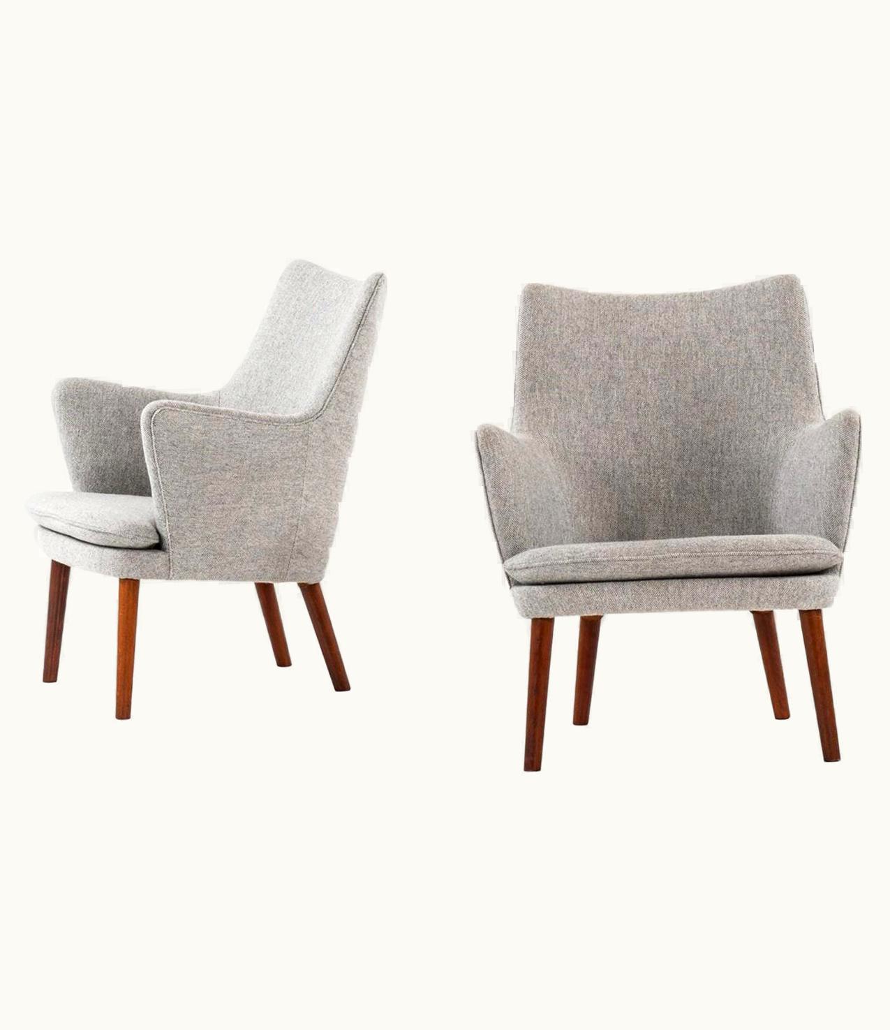 Hans J. Wegner Hans J. Wegner Easy Chairs Model AP20 Produced By A.P. Stolen In Denmark