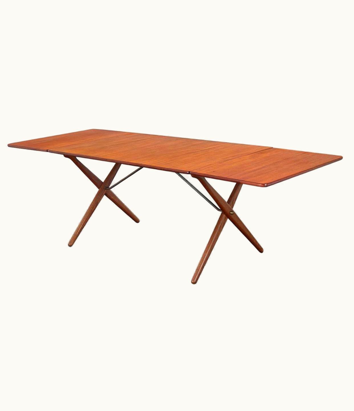 Hans J. Wegner Hans J. Wegner Teak Cross-Leg Dining Table