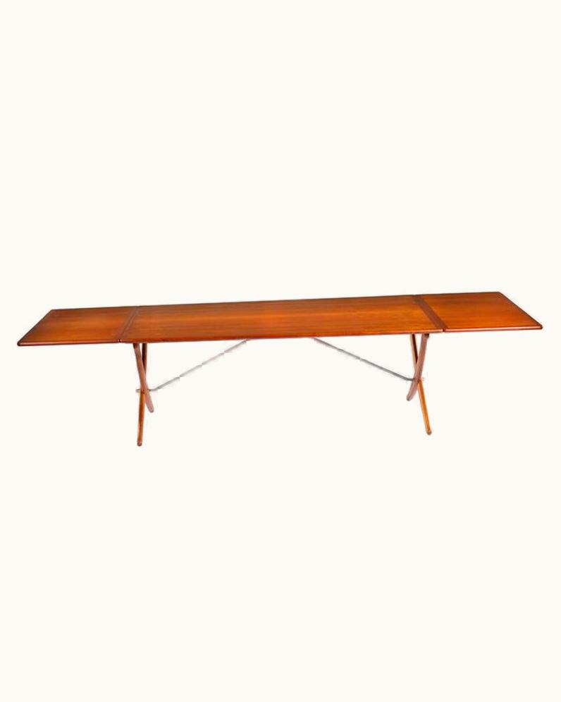 Hans J. Wegner Hans J. Wegner 10 Ft Hans Wegner Drop-Leaf Dining Table Model AT-314