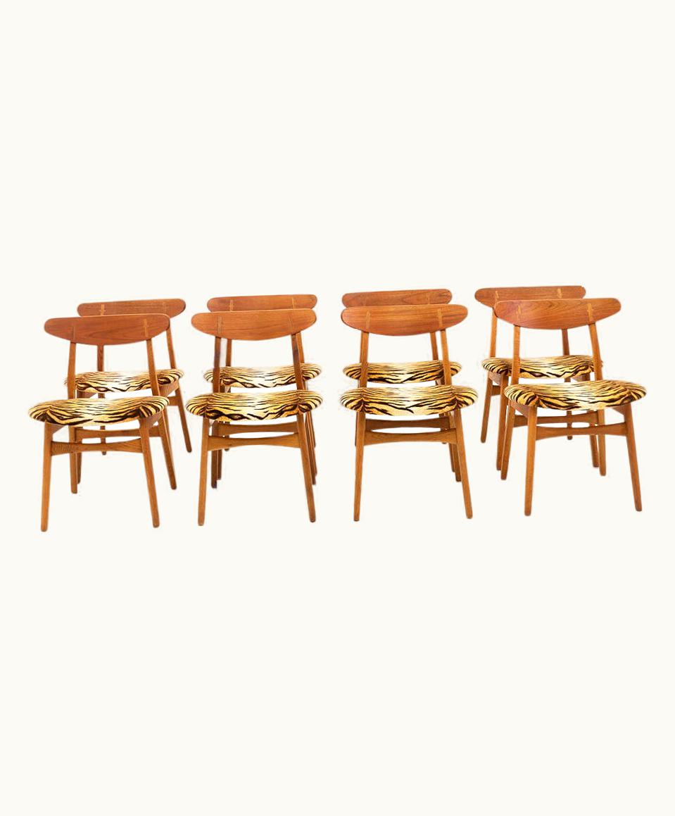 Hans J. Wegner Hans J. Wegner Danish Design Classic Hans Wegner CH30 Chairs In Teak, 1960s, Set Of 8