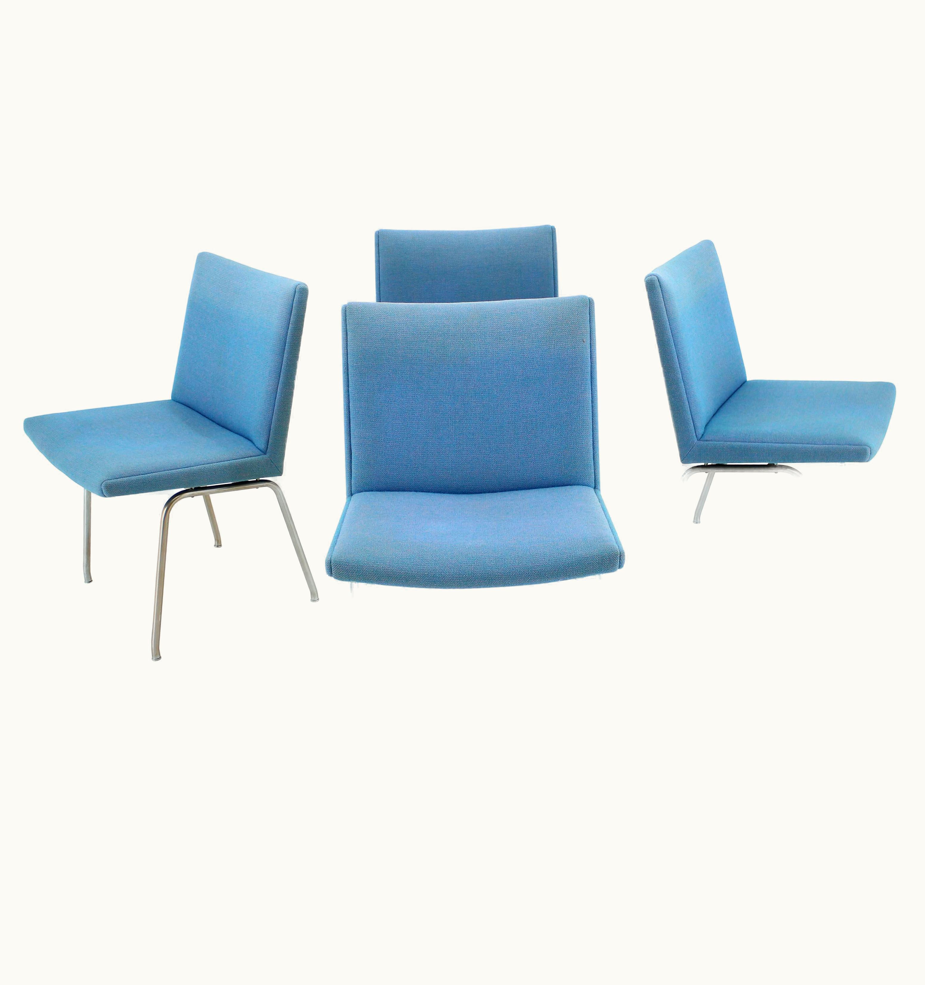 Hans J. Wegner Hans J. Wegner 1960s Hans J. Wegner Airport Lounge Chairs For A.P. Stolen, Set Of 4