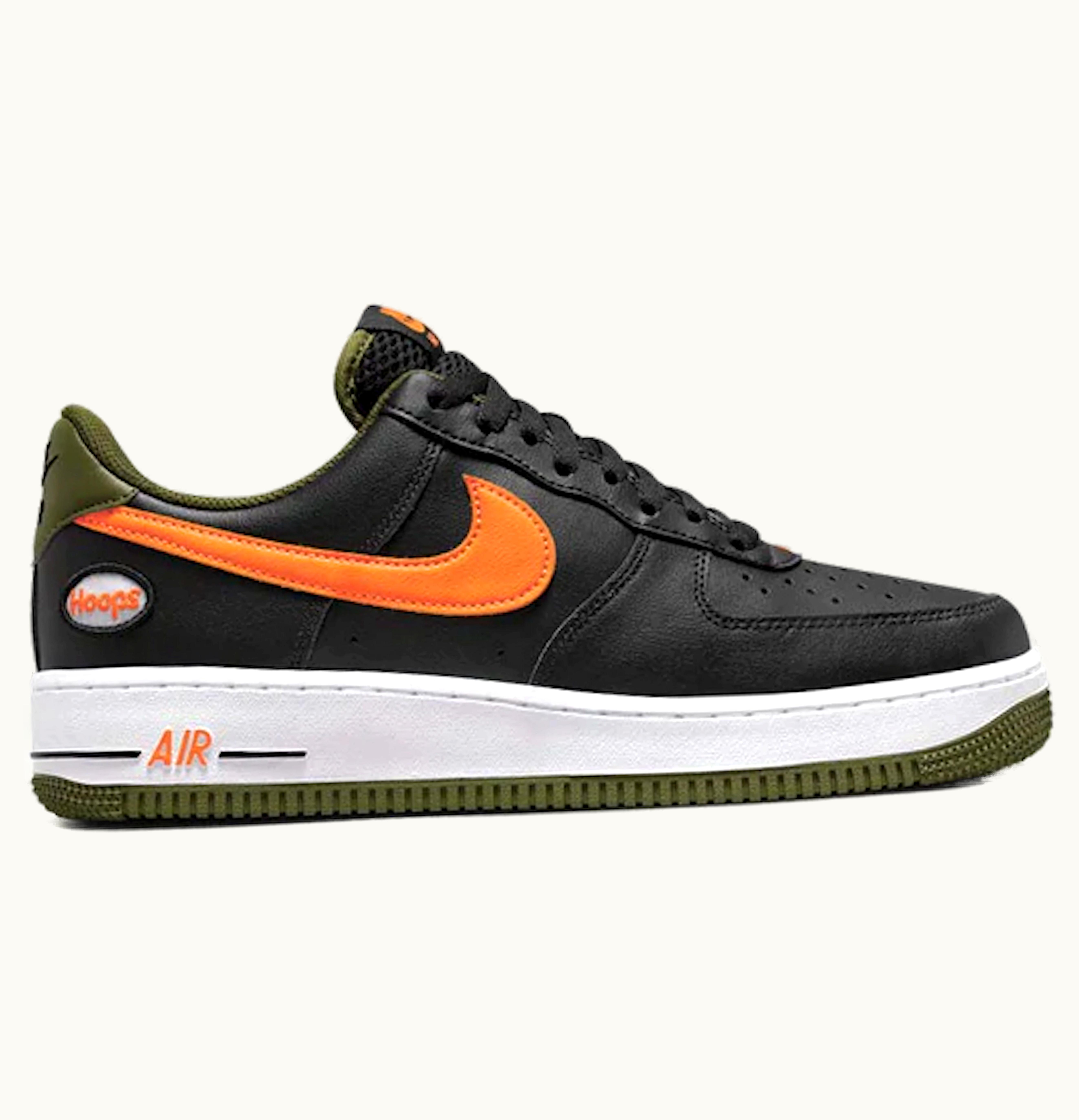 Nike Nike Air Force 1 Low Hoops Black University Gold