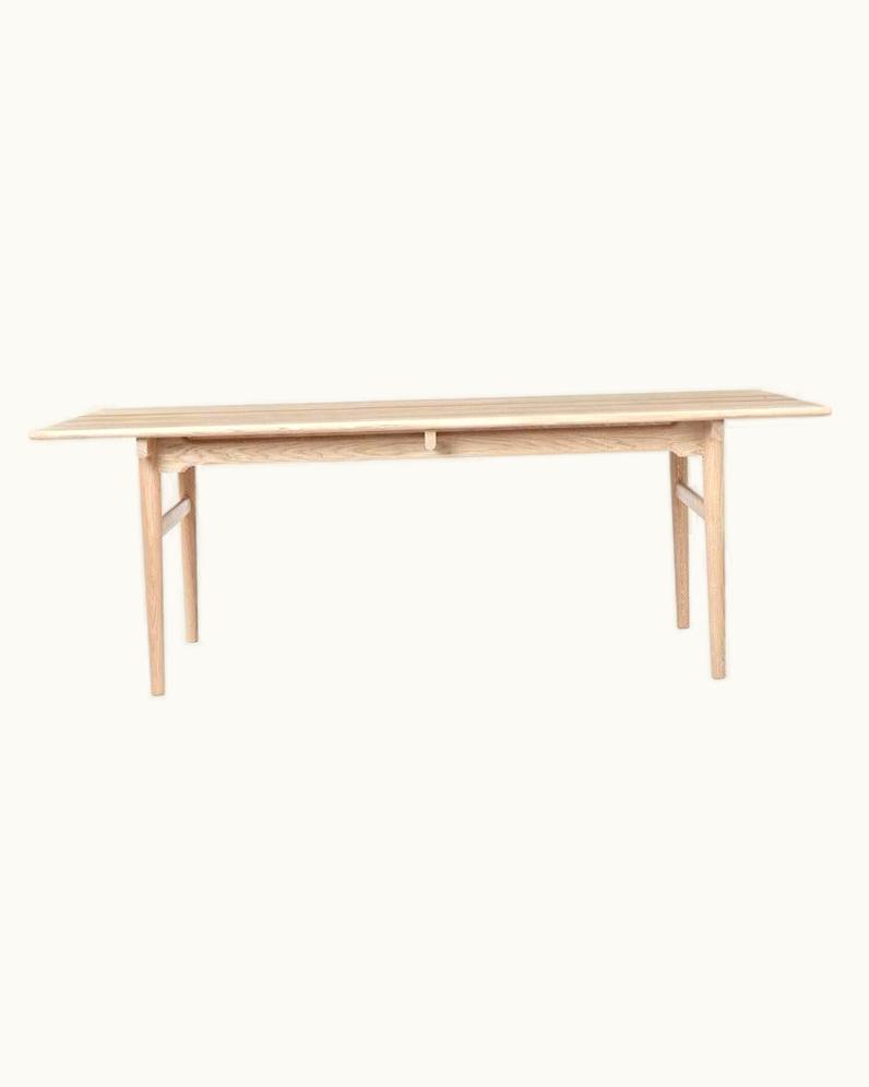 Hans J. Wegner Hans J. Wegner CH327 Large Dining Table In Oak White Oil By Hans J. Wegner