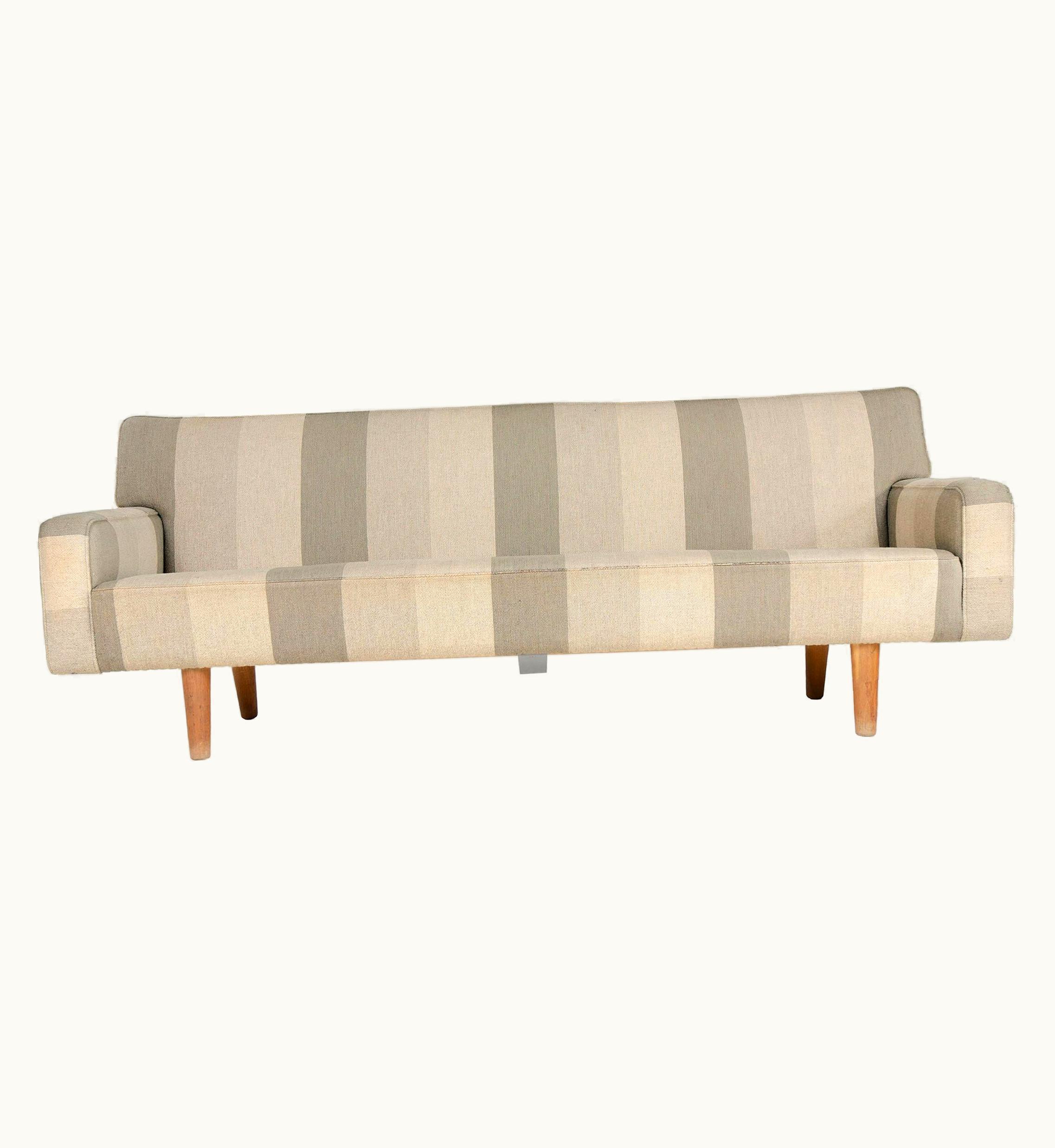 Hans J. Wegner Hans J. Wegner 1950s AP32-S Danish Upholstered Sofa By Hans J. Wegner For A. P. Stolen