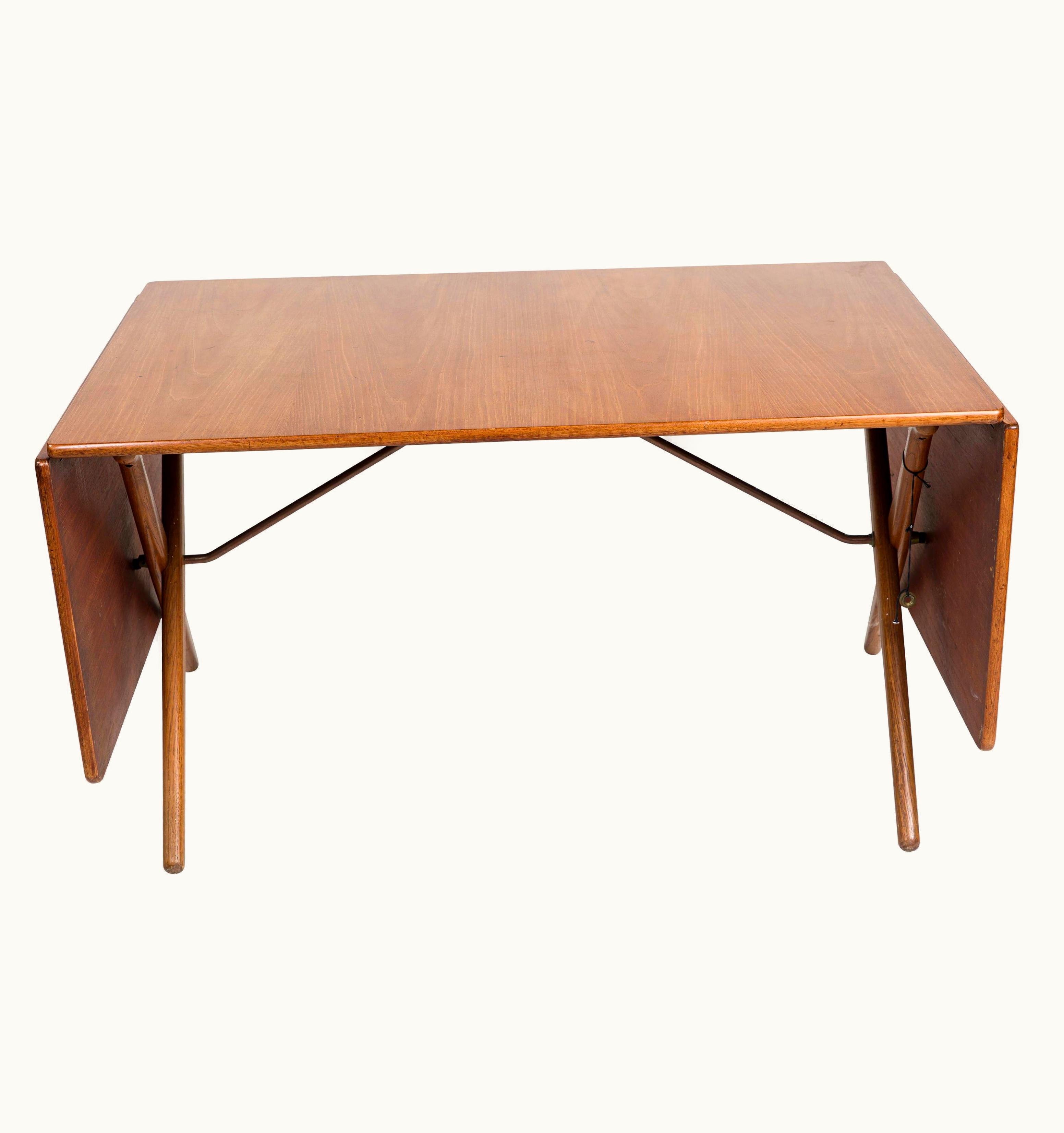 Hans J. Wegner Hans J. Wegner Dining Table, Model AT304, Teak And Oak Foldable