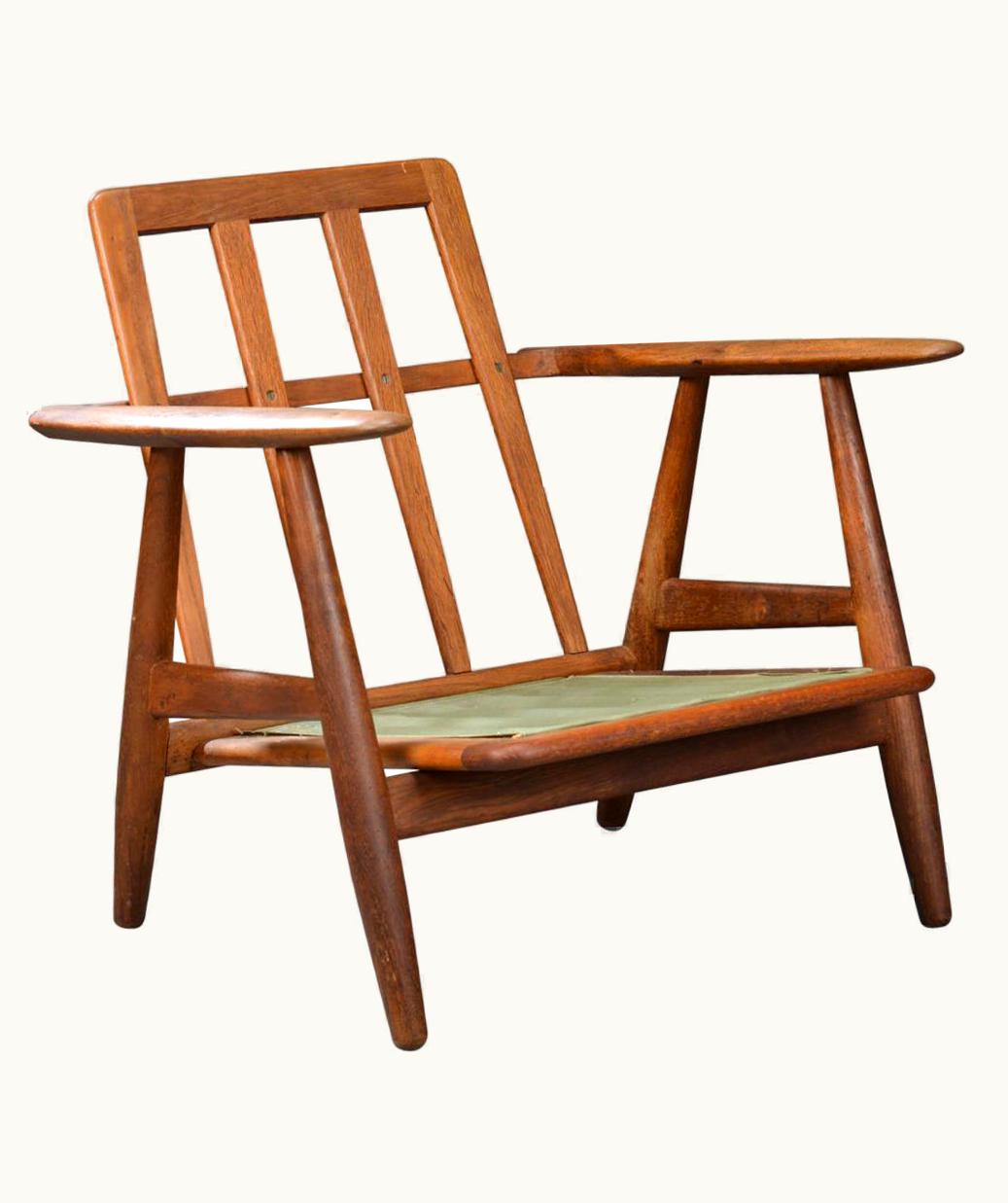 Hans J. Wegner Hans J. Wegner Armchair Cigaren Model GE-240, Teak And Oak GE240 Chair