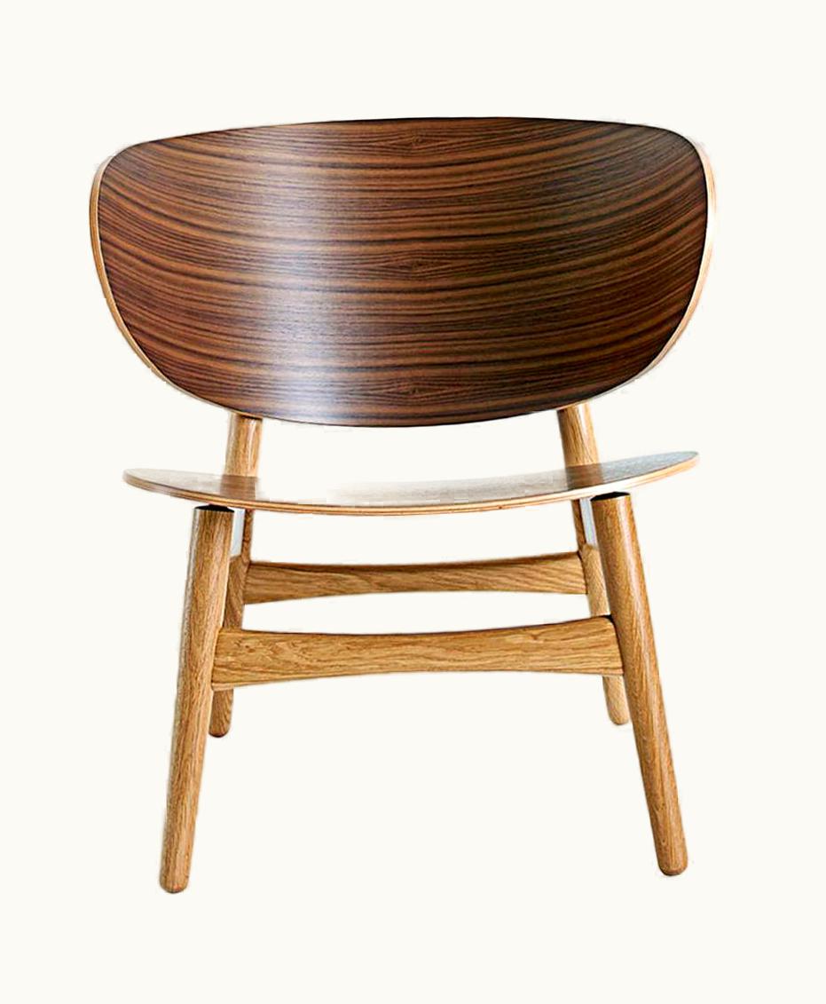 Hans J. Wegner Hans J. Wegner 1936 Lounge Chair, Lacquered Walnut