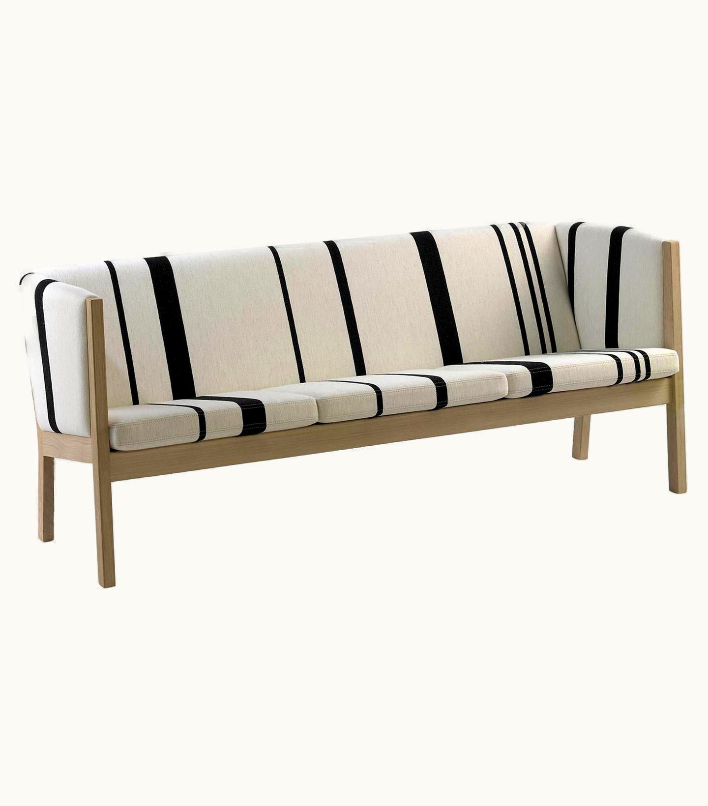Hans J. Wegner Hans J. Wegner GE 285 3-Seat Sofa, Lacquered Beech