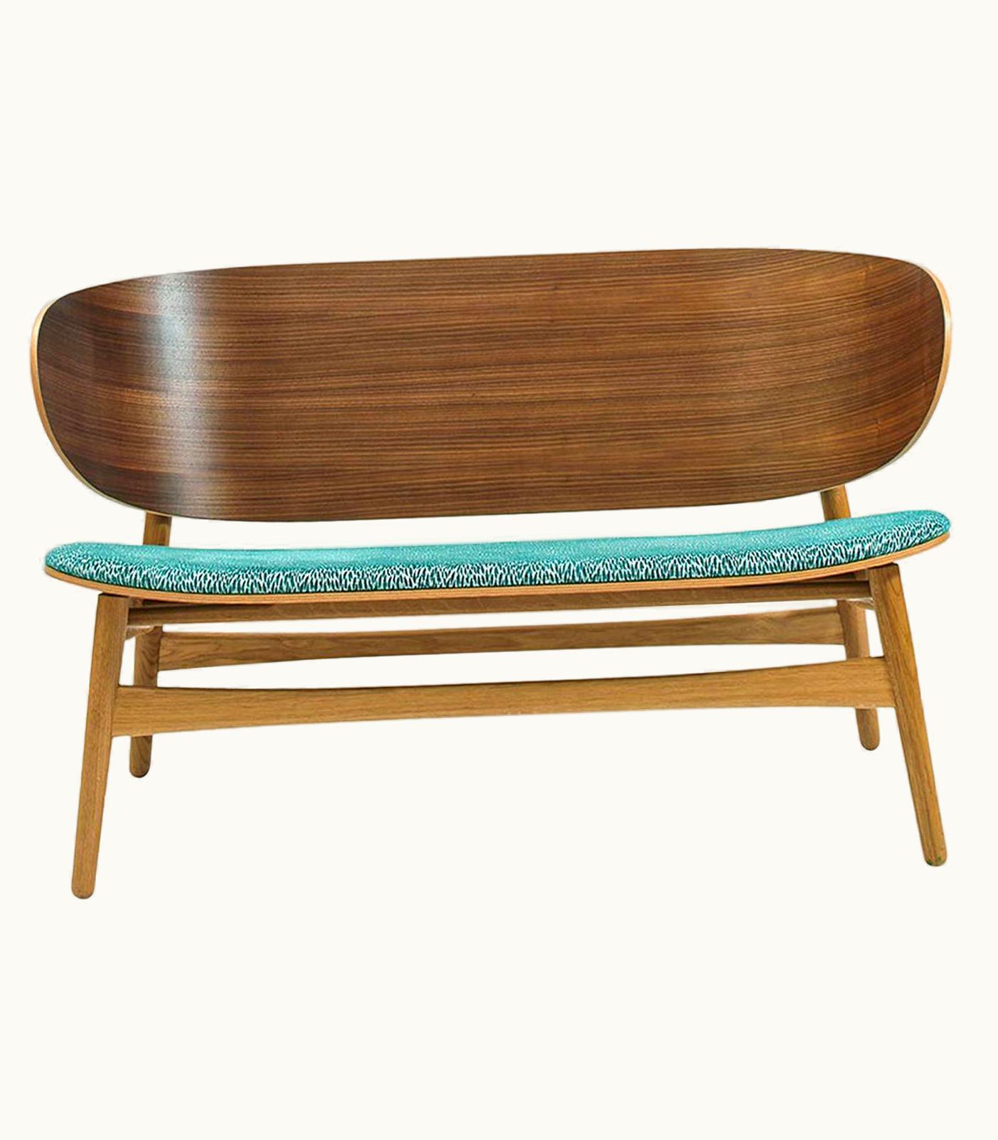 Hans J. Wegner Hans J. Wegner GE-1935 Bench With Upholstered Seat - Lacquered Walnut