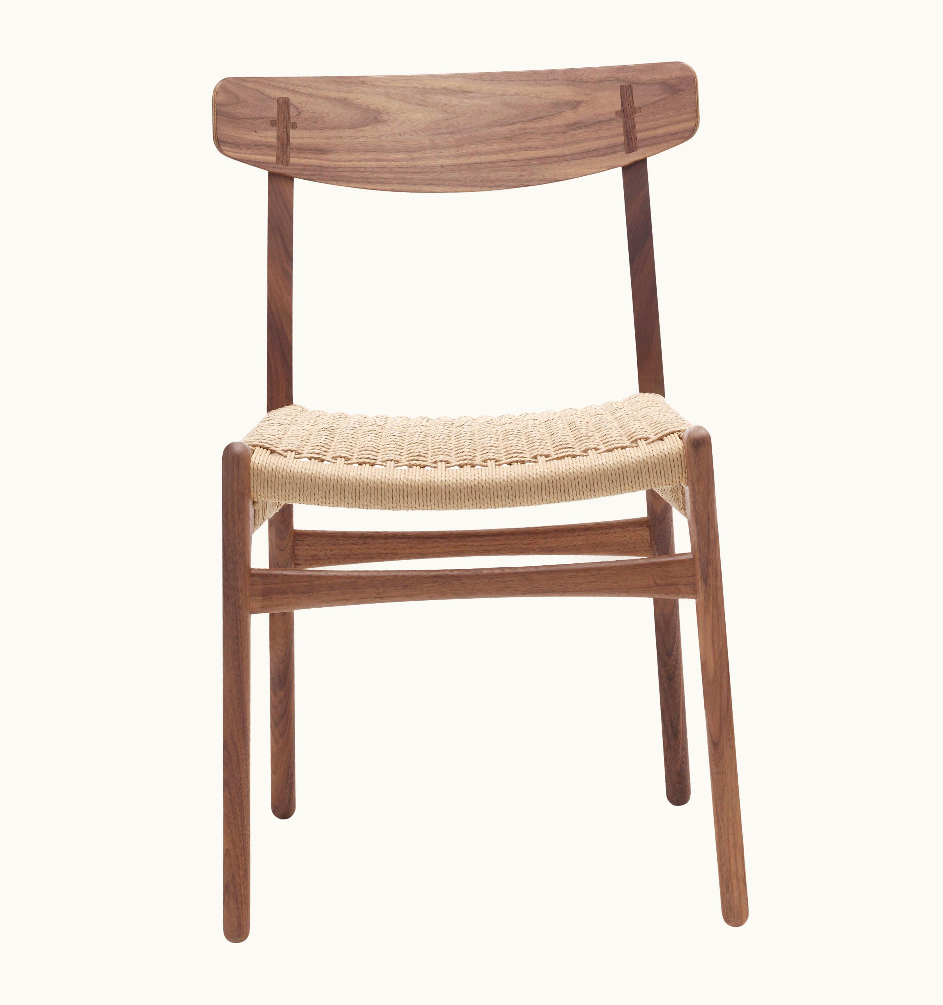 Hans J. Wegner Hans J. Wegner CH23 Dining Chair In Walnut Oil With Natural Papercord Seat By Hans J. Wegner