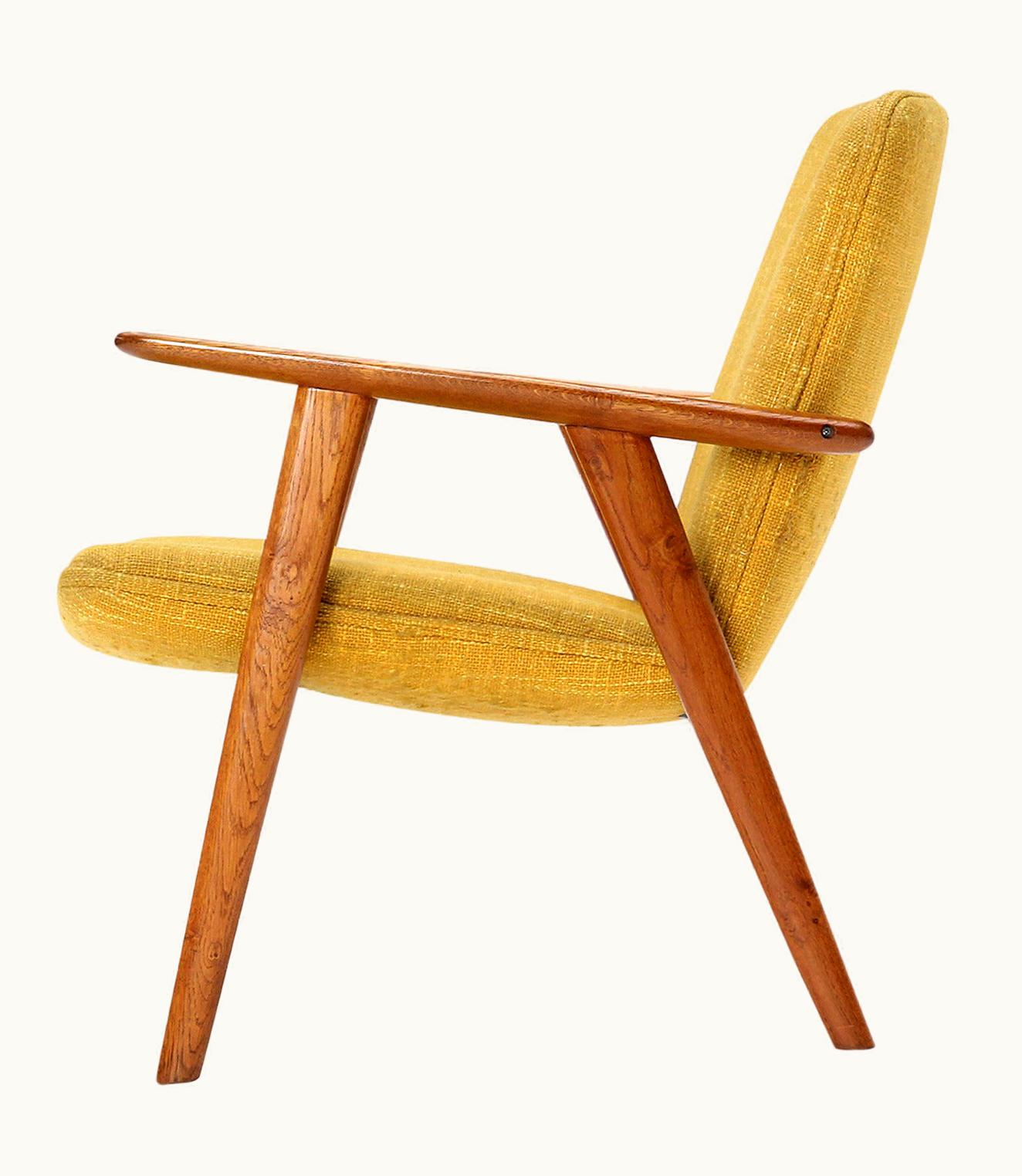 Hans J. Wegner Hans J. Wegner Oak Reading Chair By Hans J. Wegner