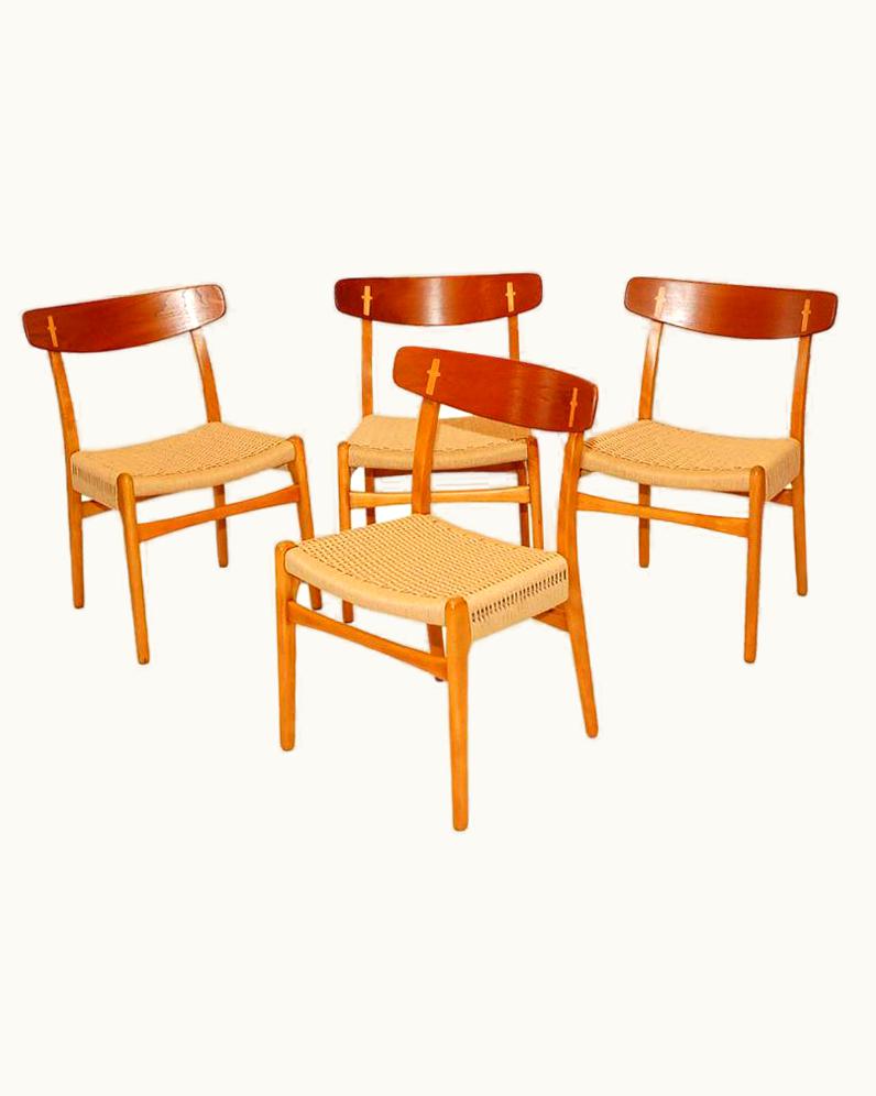 Hans J. Wegner Hans J. Wegner Set Of 4 Hans Wegner CH-23 Dining Chairs