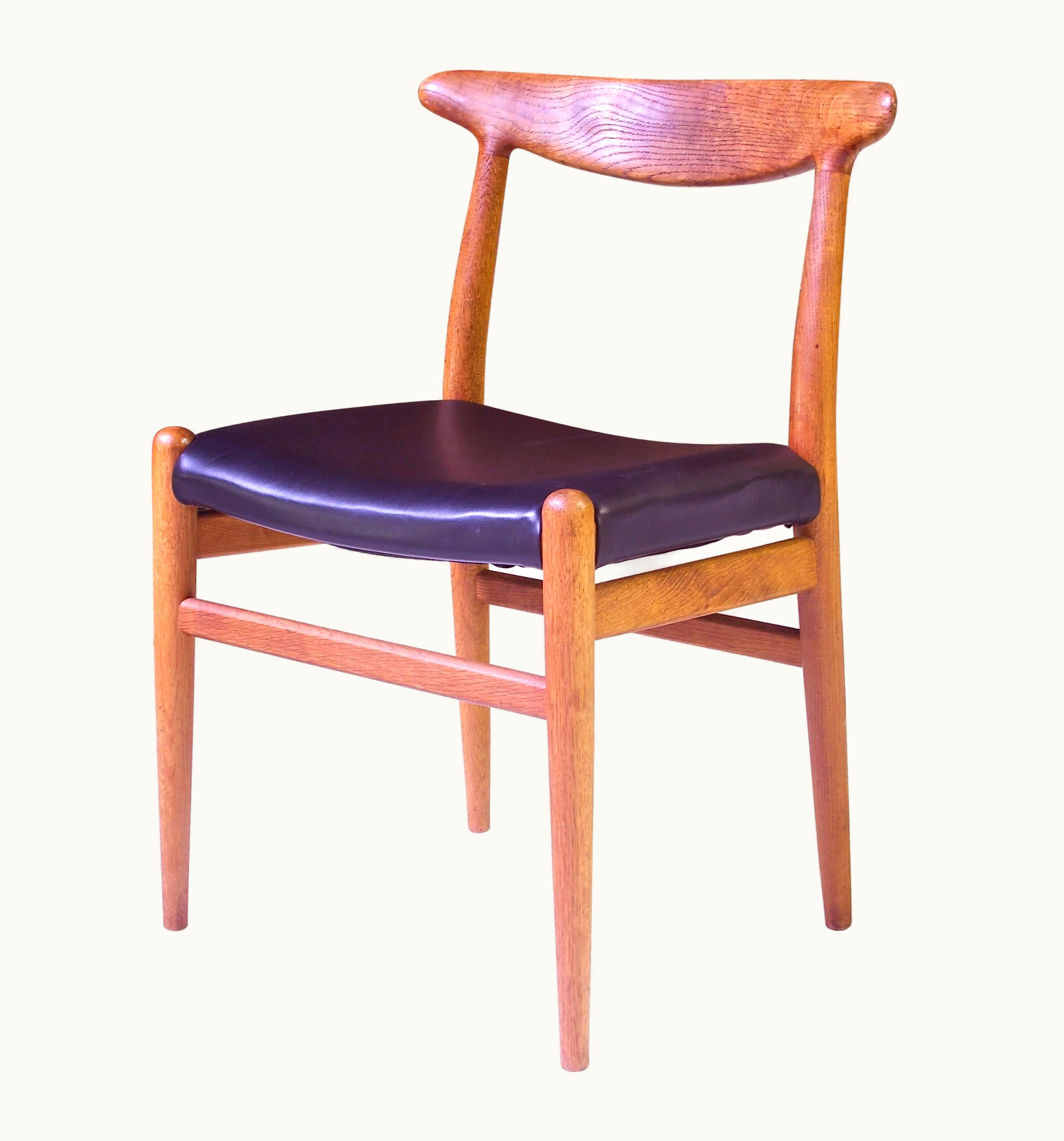 Hans J. Wegner Hans J. Wegner Vintage Hans Wegner For C.M. Madsens 'W2' Chair In Oak; Denmark, 1950s