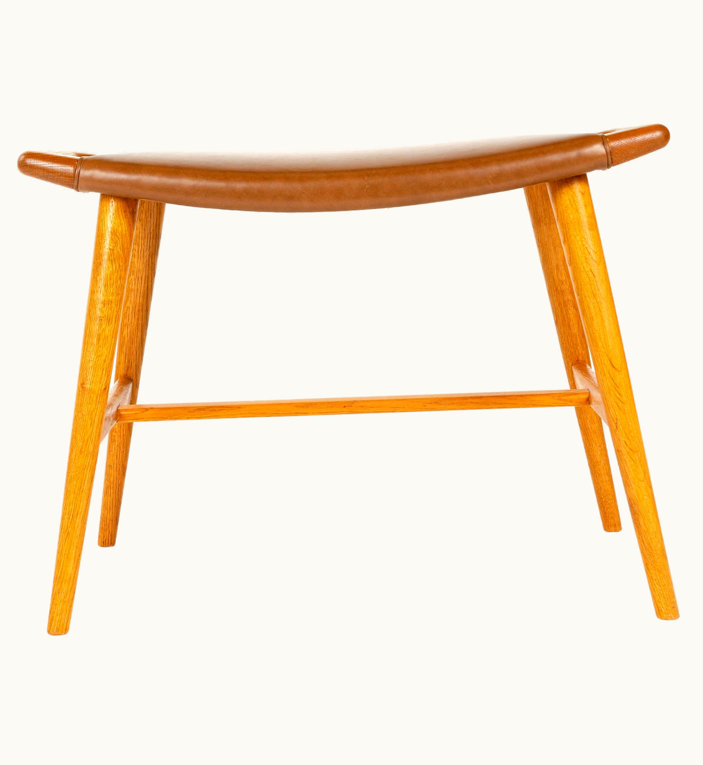 Hans J. Wegner Hans J. Wegner 1950s Danish Oak Music Bench By Hans J. Wegner For A.P. Stolen