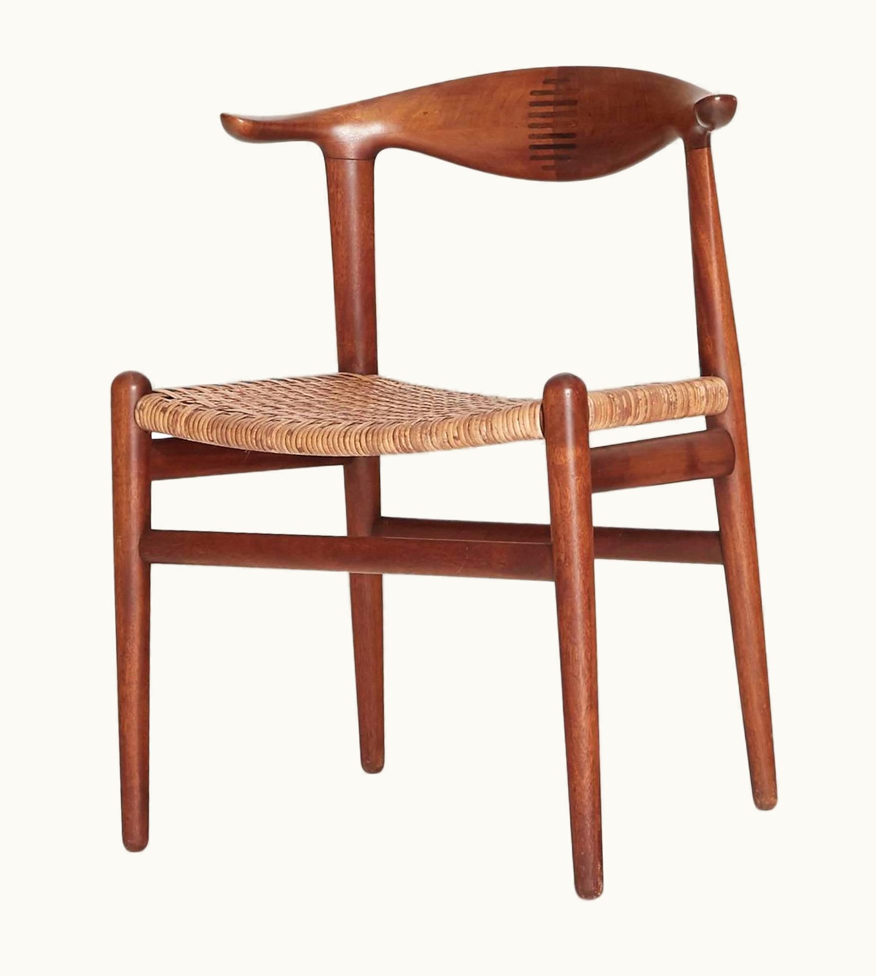 Hans J. Wegner Hans J. Wegner Cow Horn Chair, Model JH 505, Johannes Hansen, Denmark, 1950s-1960s