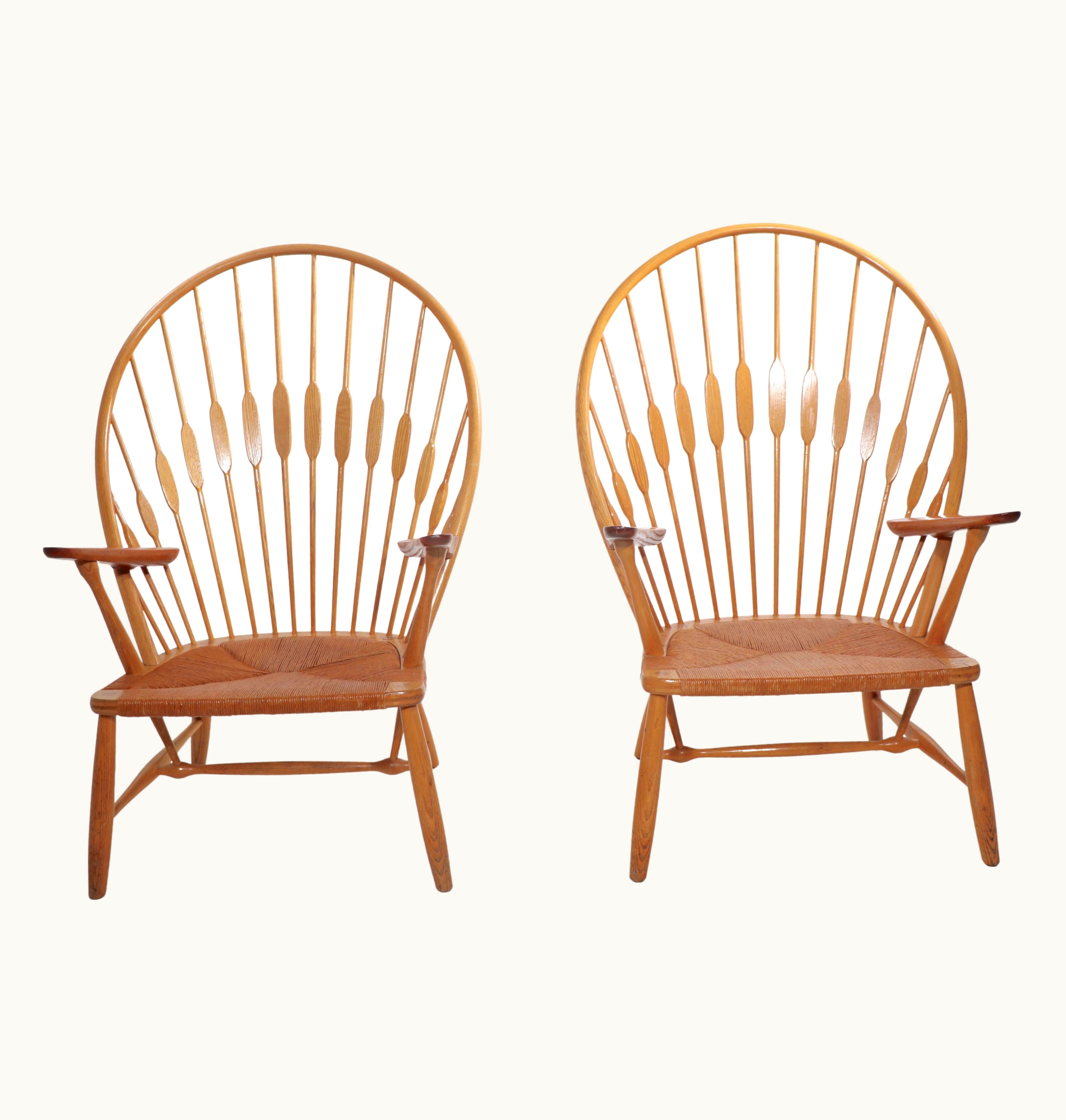 Hans J. Wegner Hans J. Wegner Pr. Wegner Hansen Peacock Chairs