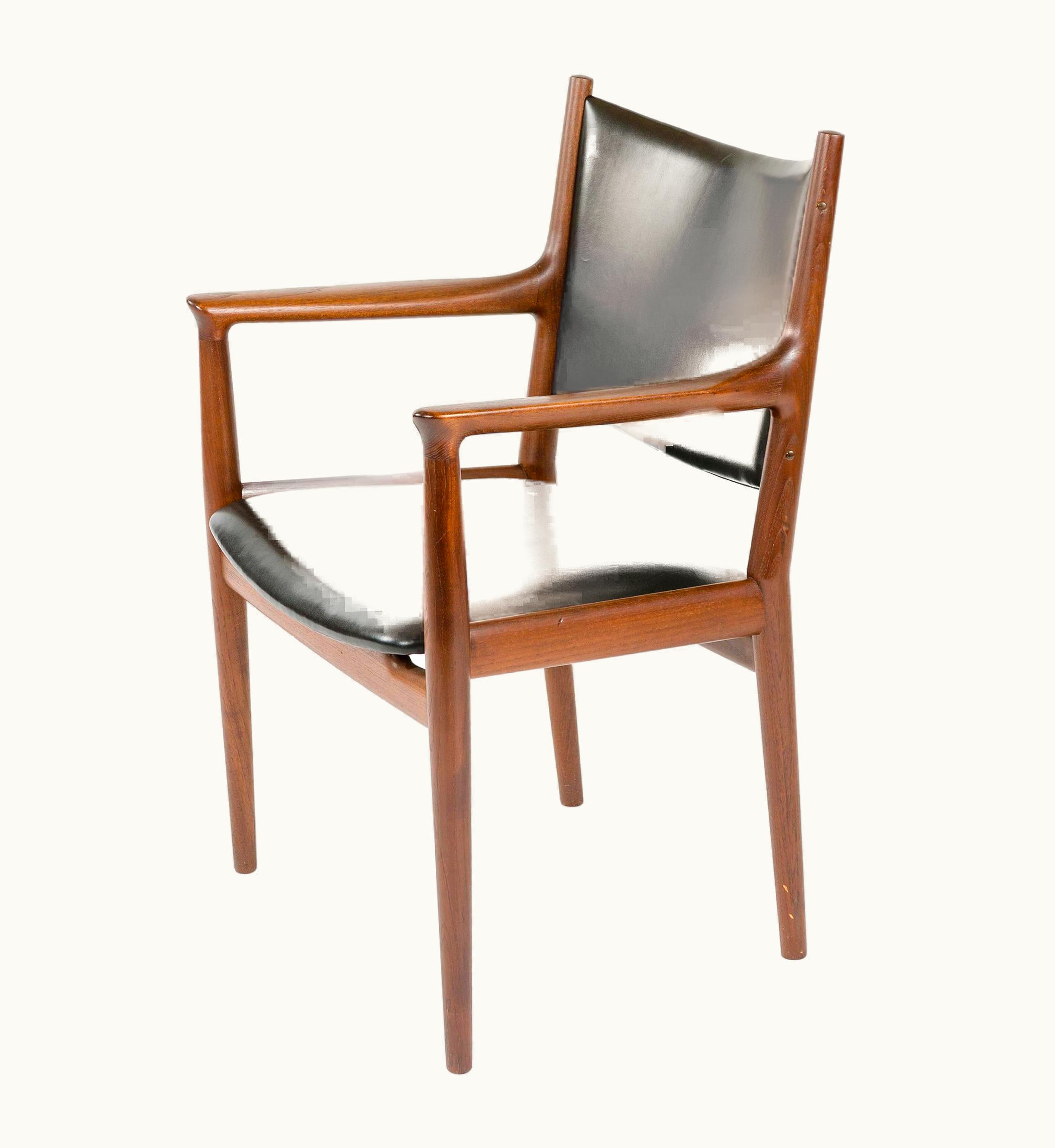 Hans J. Wegner Hans J. Wegner 1960s Danish Teak Dining Chair By Hans J. Wegner For Johannes Hansen