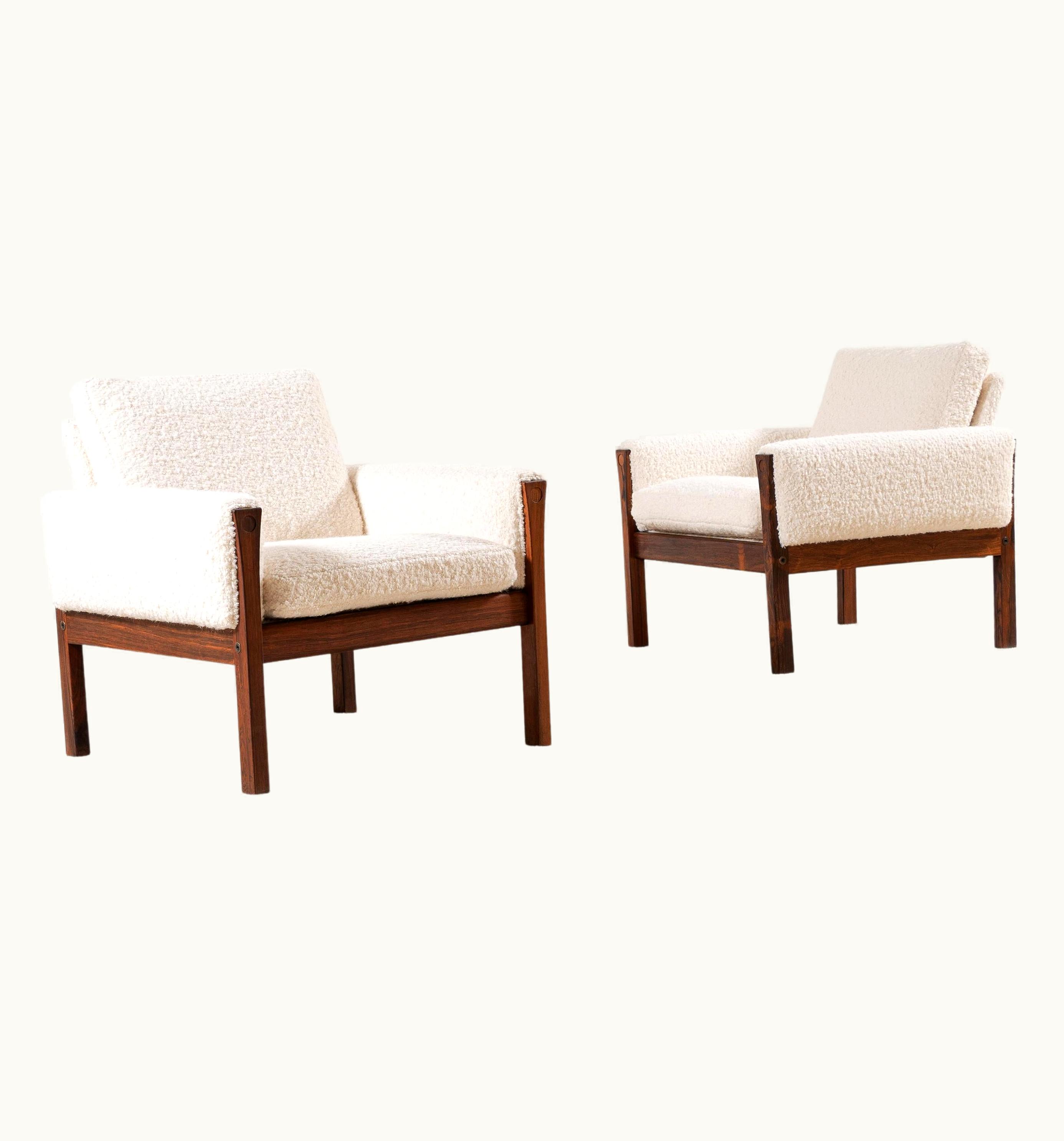 Hans J. Wegner Hans J. Wegner Rare Pair Of Lounge Chairs Model AP-62 By Hans J. Wegner For A.P. Stolen, 1960