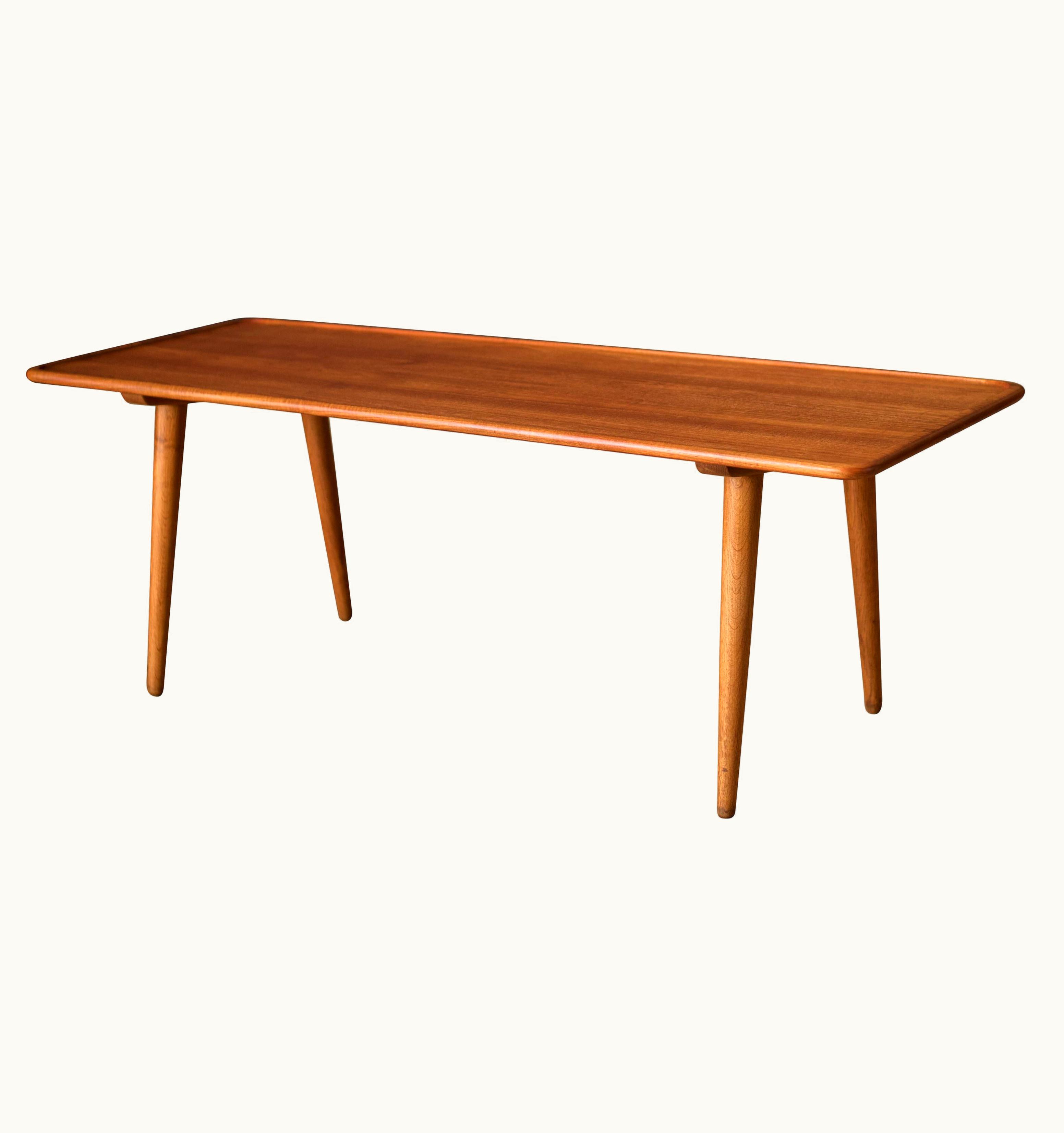 Hans J. Wegner Hans J. Wegner Vintage Danish AT-11 Solid Teak Coffee Table By Hans J. Wegner
