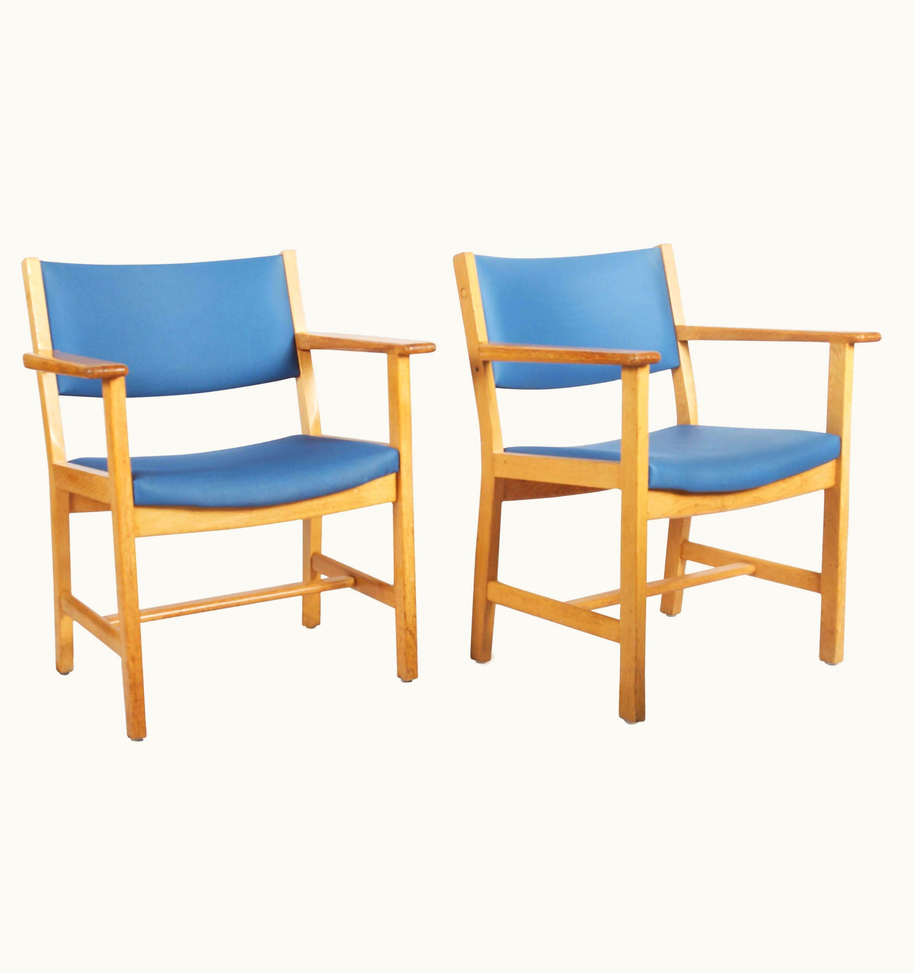 Hans J. Wegner Hans J. Wegner Armchairs By Hans Wegner For GETAMA