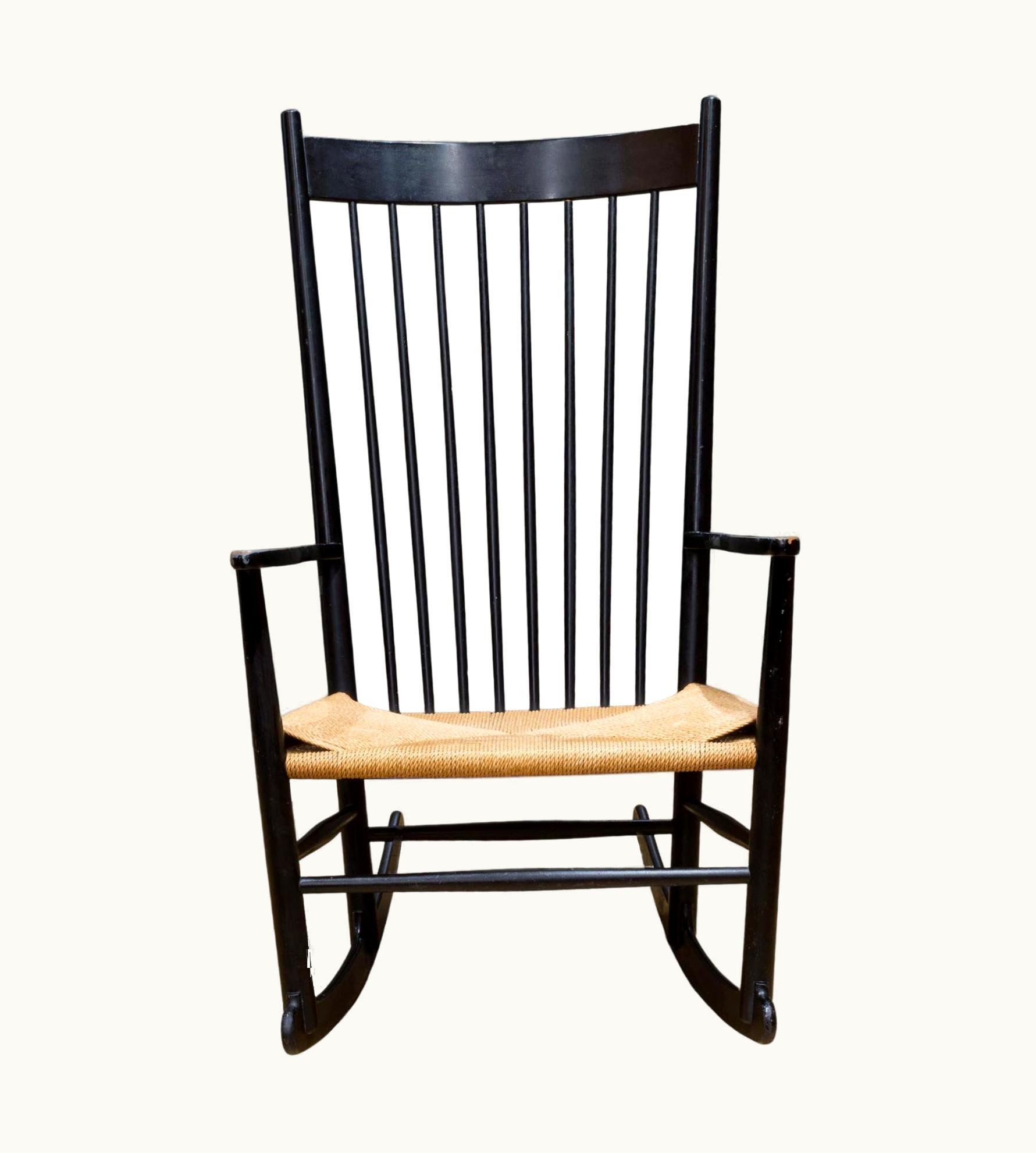 Hans J. Wegner Hans J. Wegner MCM Hans Wegner Fdb Mobler J-16 Rocker C.1960