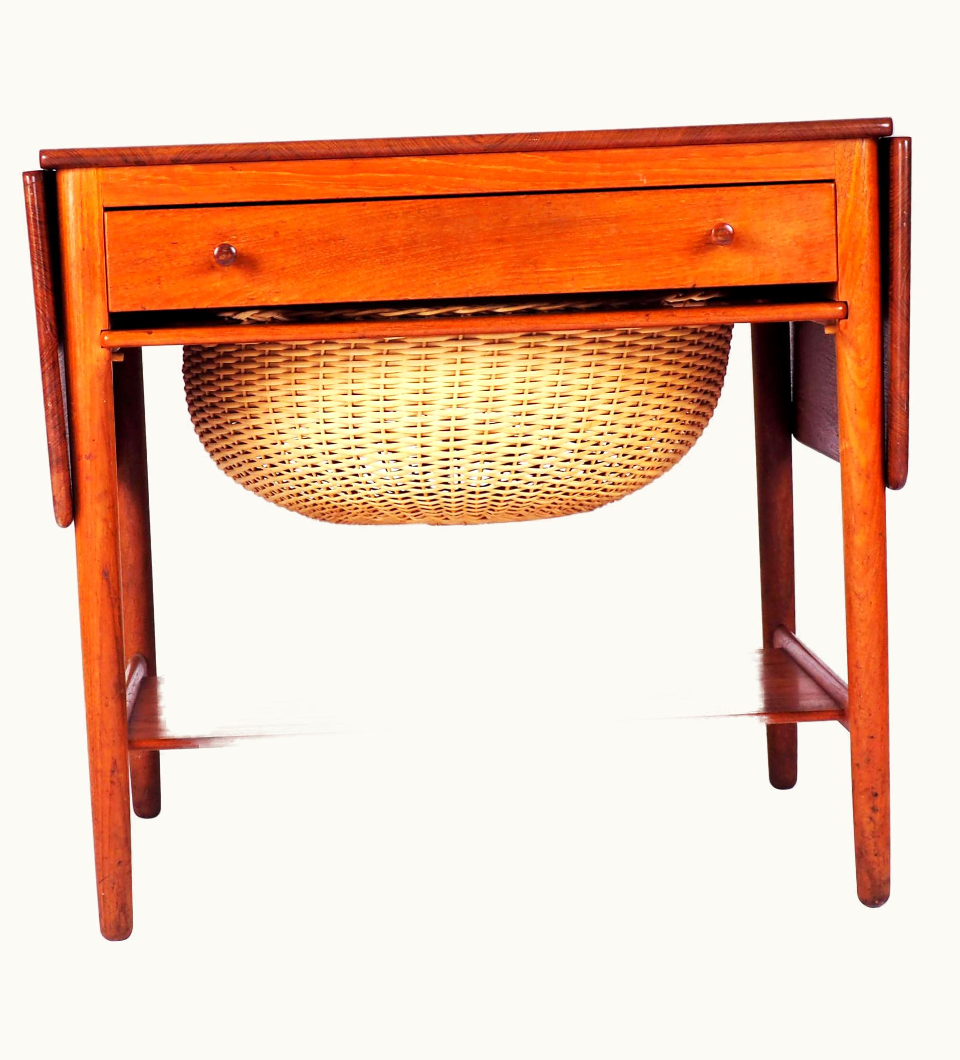 Hans J. Wegner Hans J. Wegner Sewing Table AT-33 By Hans J Wegner Made By Andreas Tuck, Denmark