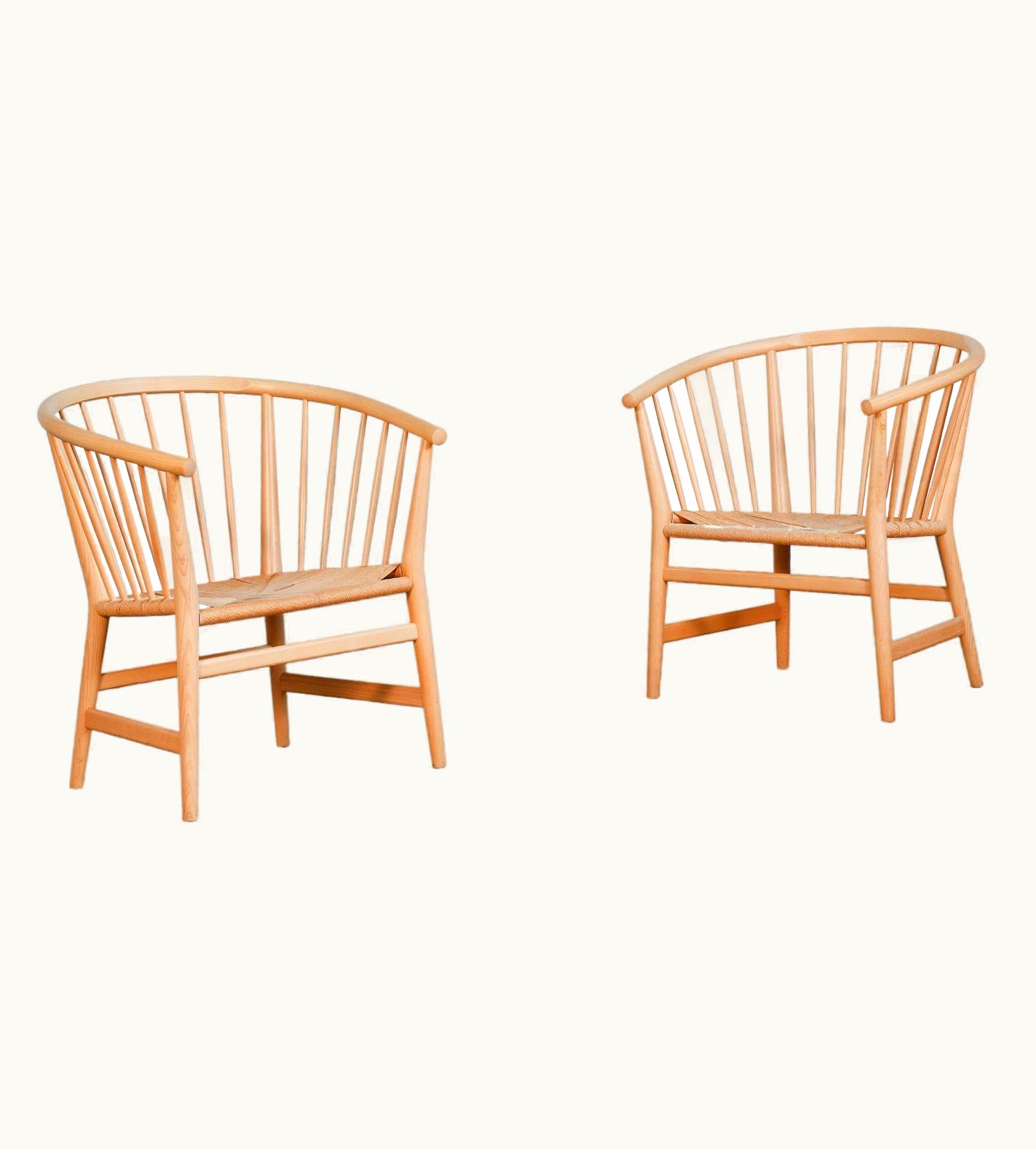 Hans J. Wegner Hans J. Wegner Pair Of Danish Lounge Chairs By Hans J. Wegner For PP Mobler, Denmark 1973