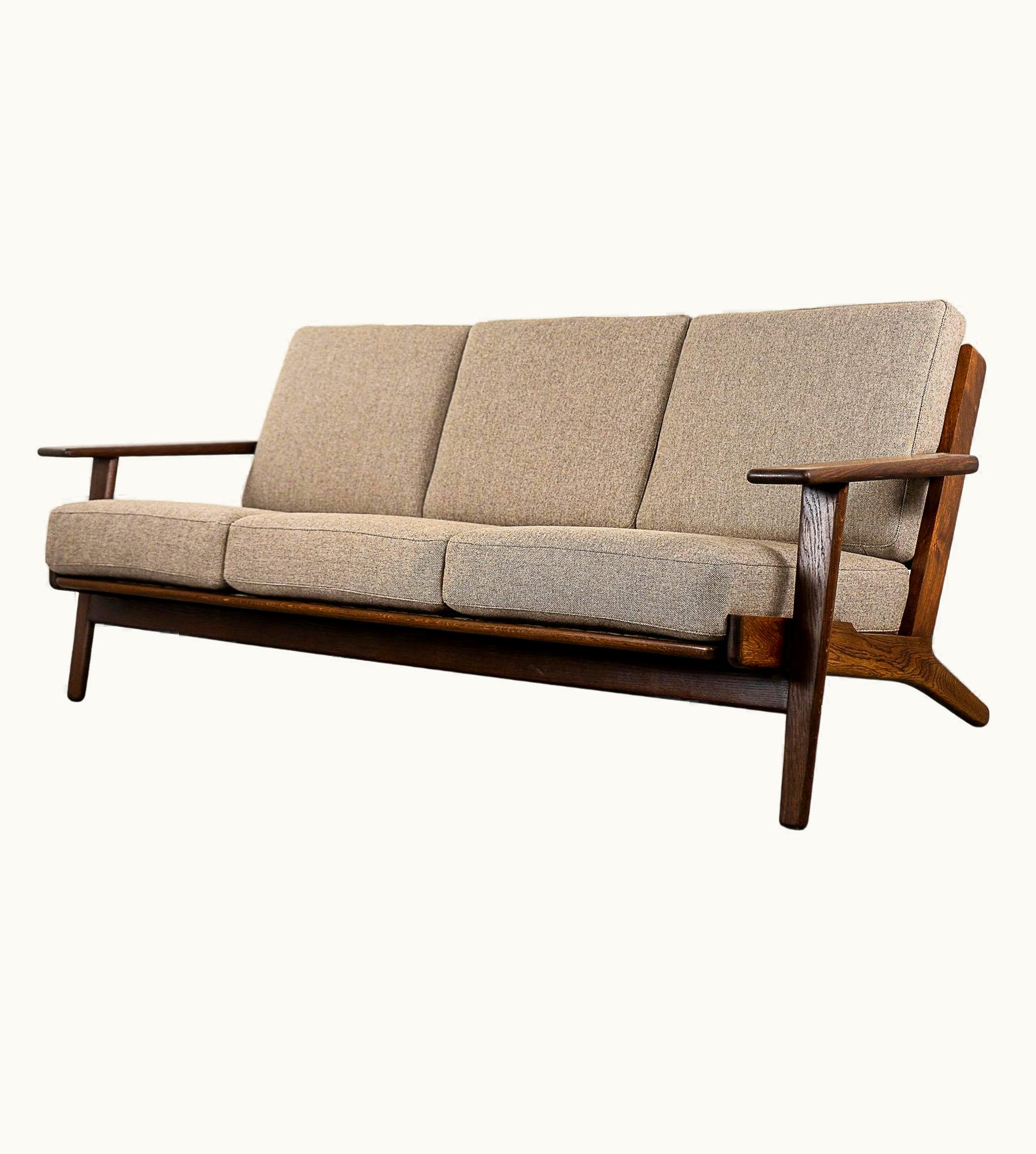 Hans J. Wegner Hans J. Wegner Danish Modern GE 290 Oak Sofa By Hans Wegner For GETAMA
