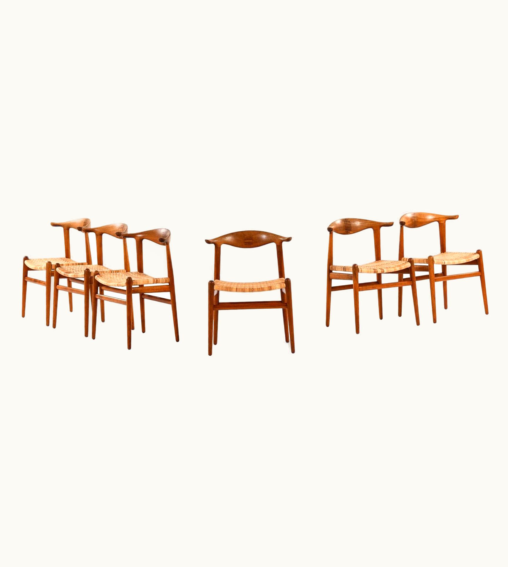 Hans J. Wegner Hans J. Wegner Armchairs Model JH-505 Produced By Cabinetmaker Johannes Hansen