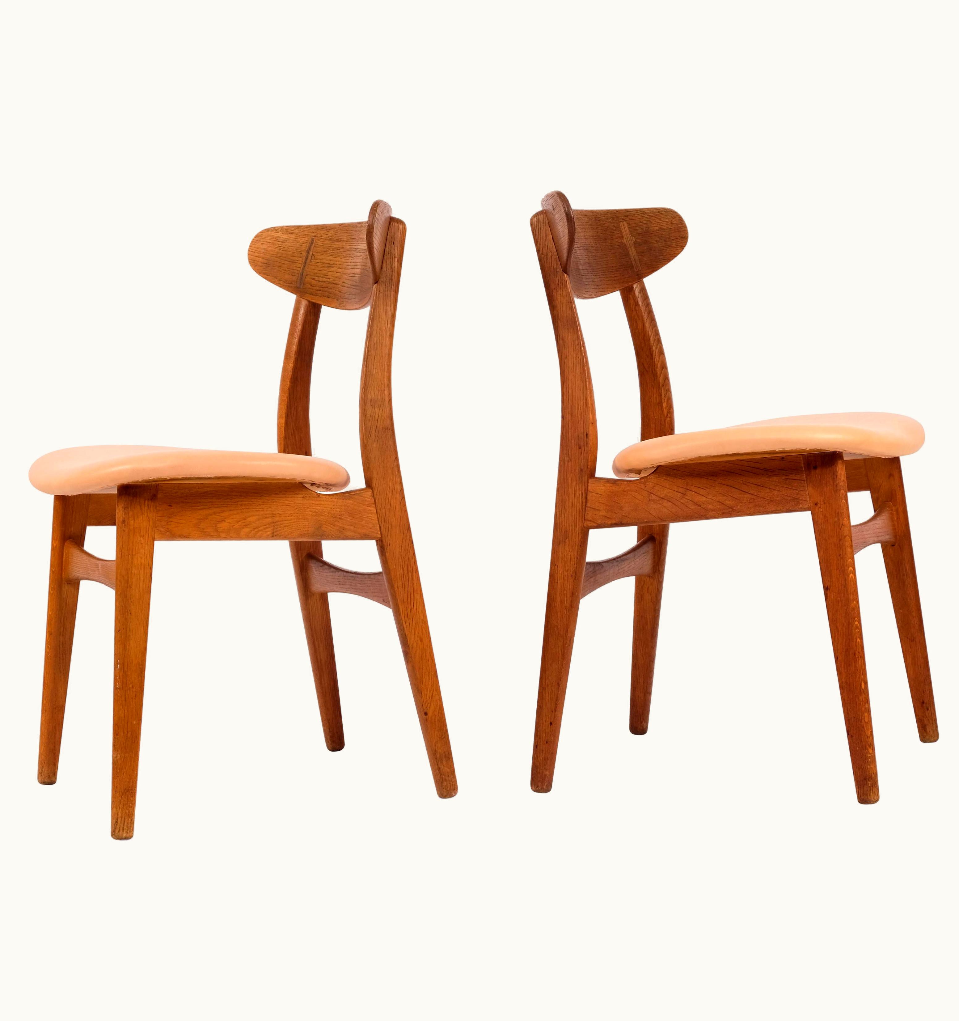Hans J. Wegner Hans J. Wegner Pair Of Hans J. Wegner CH30 Chairs, Denmark, 1960s