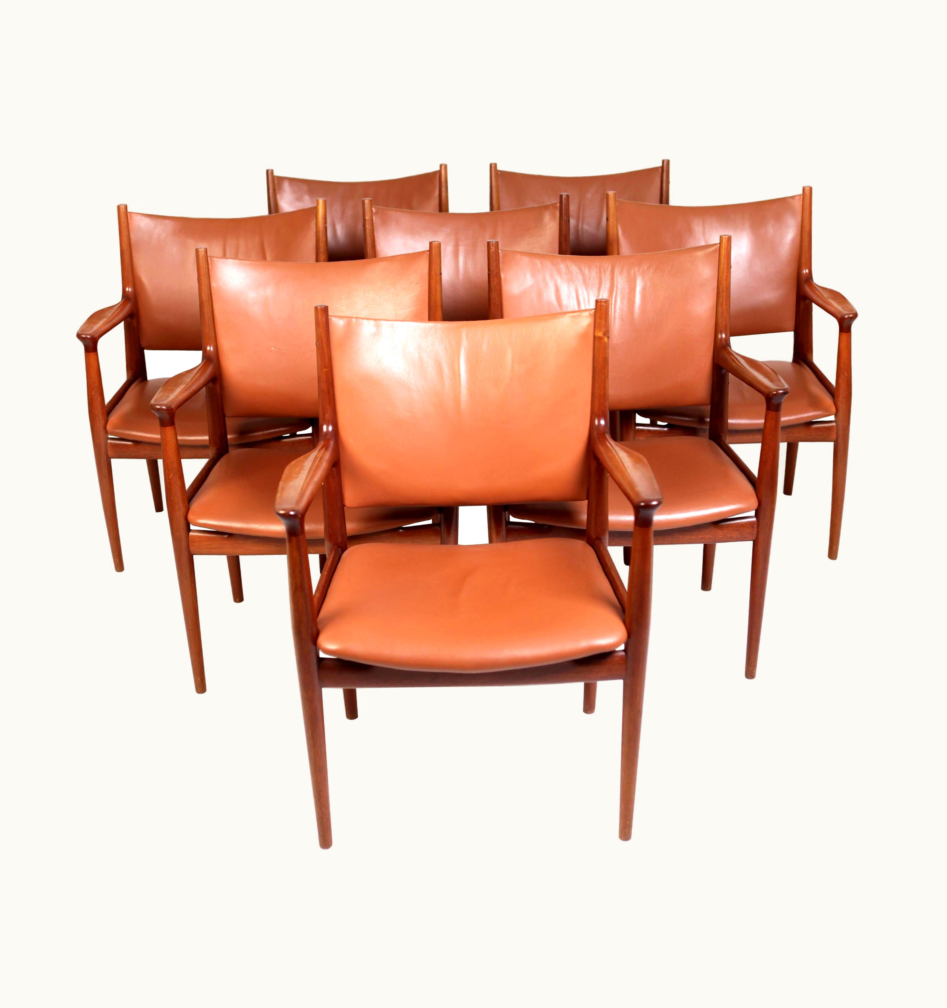 Hans J. Wegner Hans J. Wegner, Eight Armchairs JH513