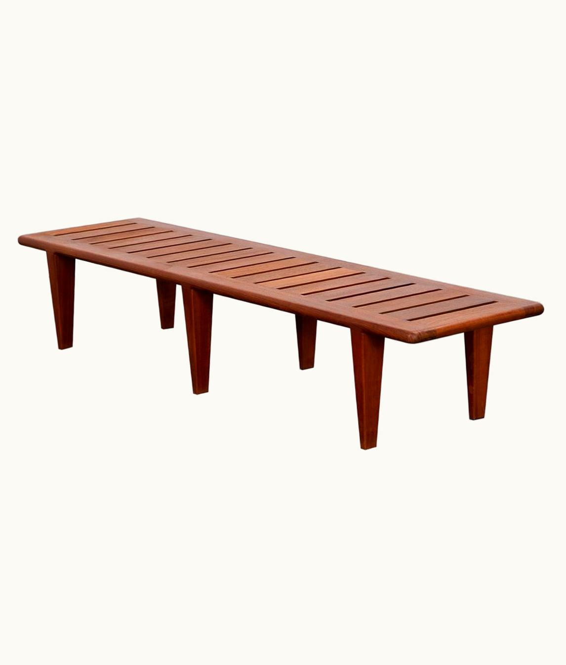 Hans J. Wegner Hans J. Wegner For Johannes Hansen Slatted Teak Bench