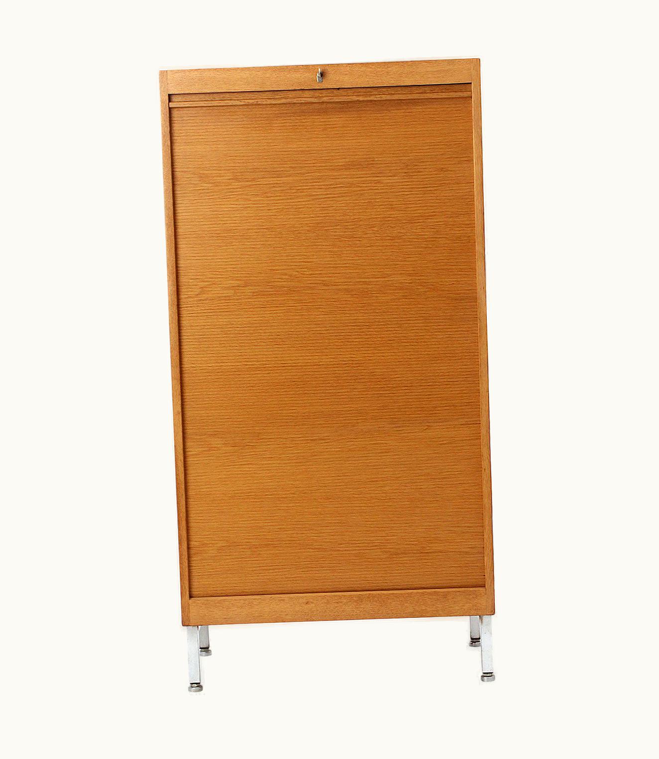 Hans J. Wegner Hans J. Wegner Cabinet With Tambour Door By Hans J. Wegner