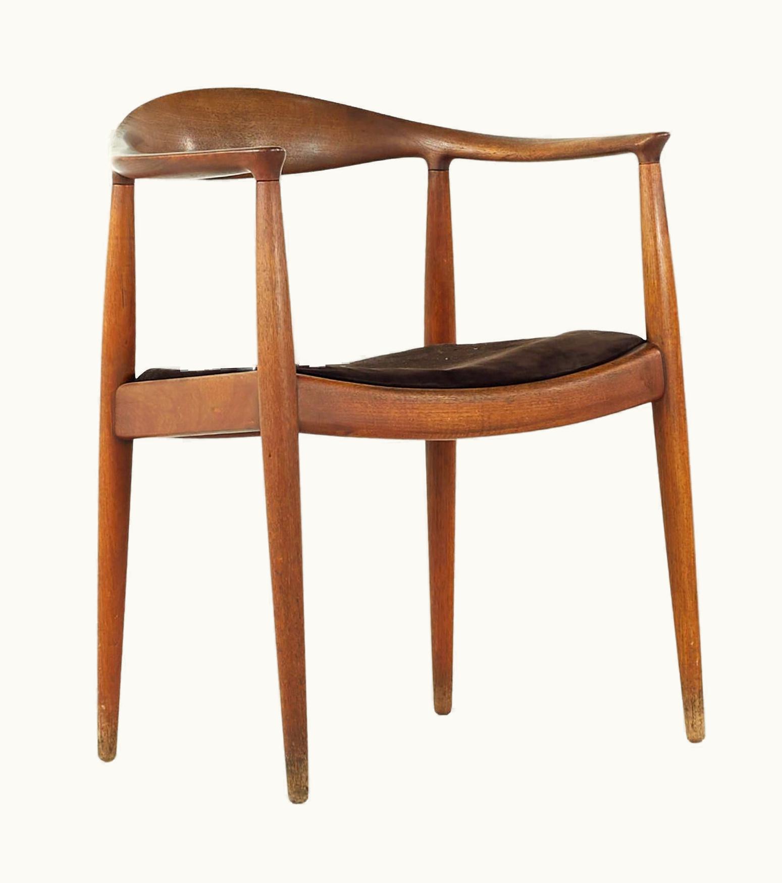 Hans J. Wegner Hans J. Wegner For Johannes Hansen Midcentury Teak The Chair