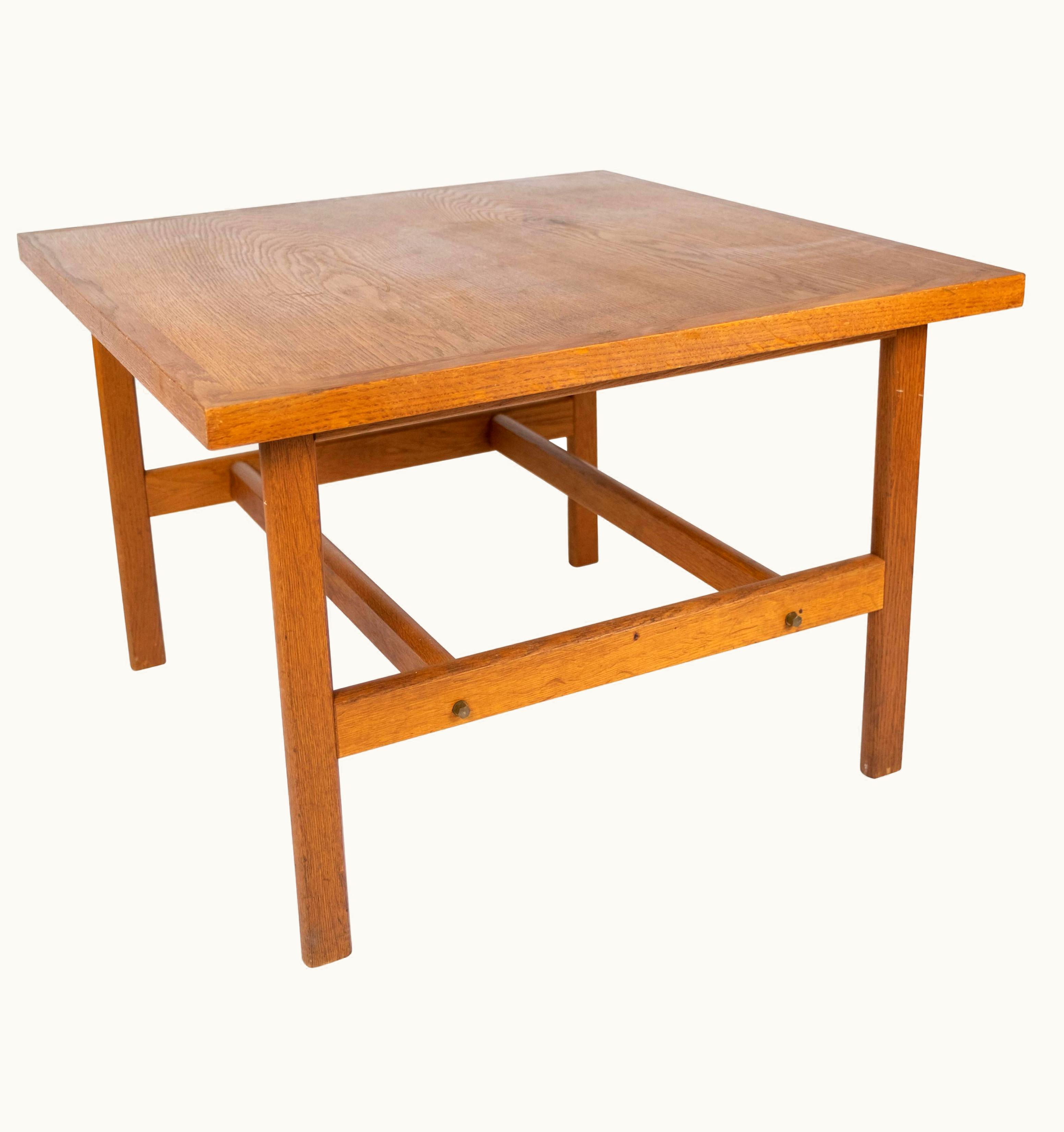 Hans J. Wegner Hans J. Wegner Coffee Table In Soap Treated Oak Designed By Hans J. Wegner From The 1960s