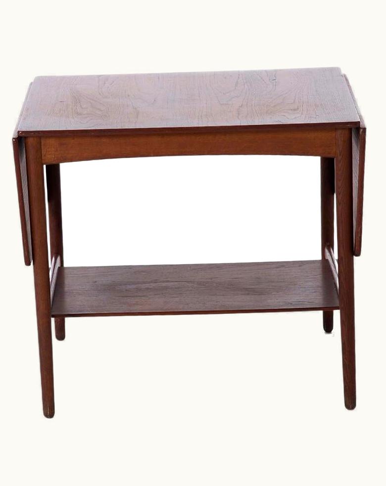 Hans J. Wegner Hans J. Wegner Danish Modern Hans Wegner Drop Leaf Occasional Table