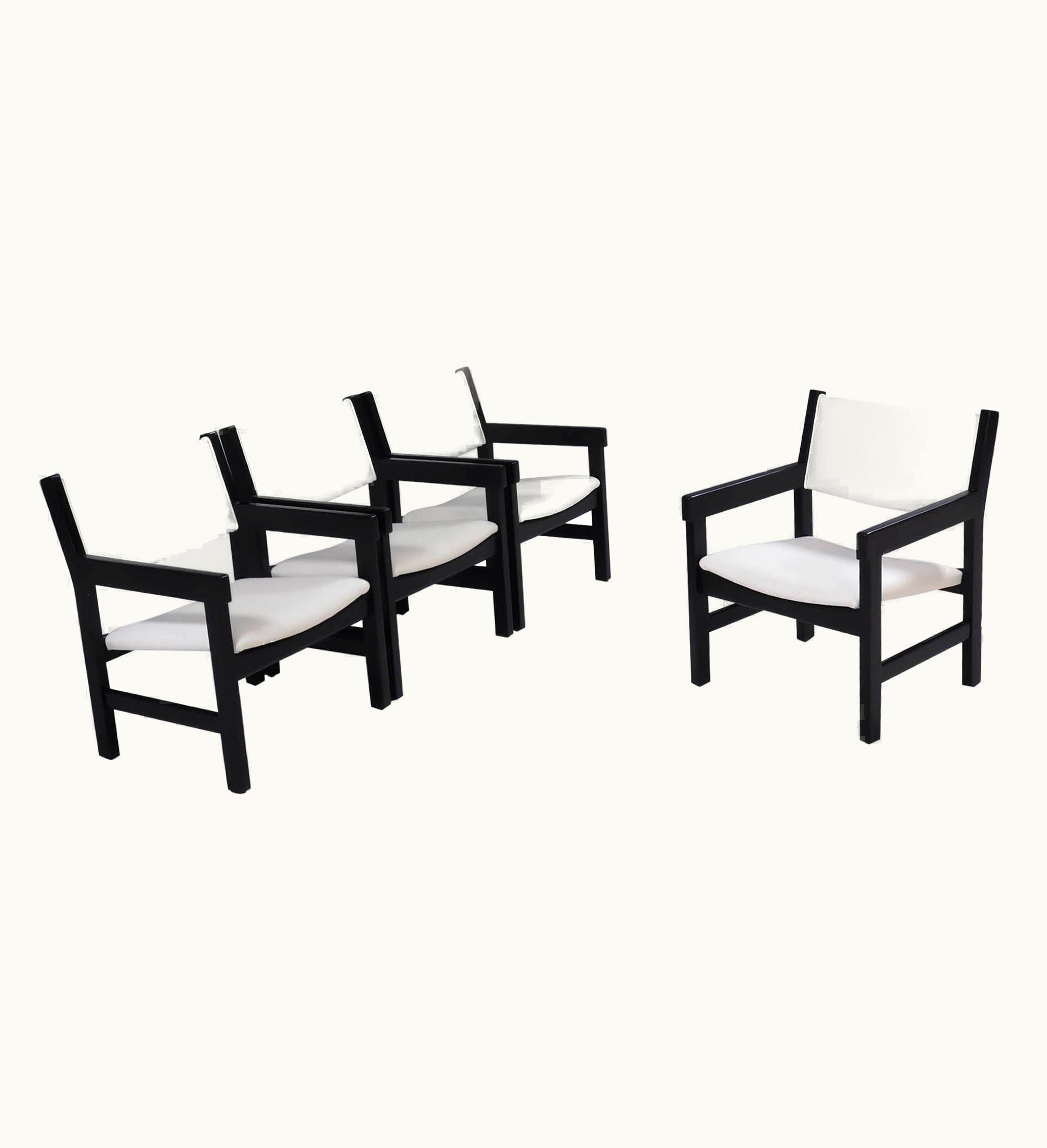 Hans J. Wegner Hans J. Wegner Midcentury Armchairs For GETAMA, Set Of Four