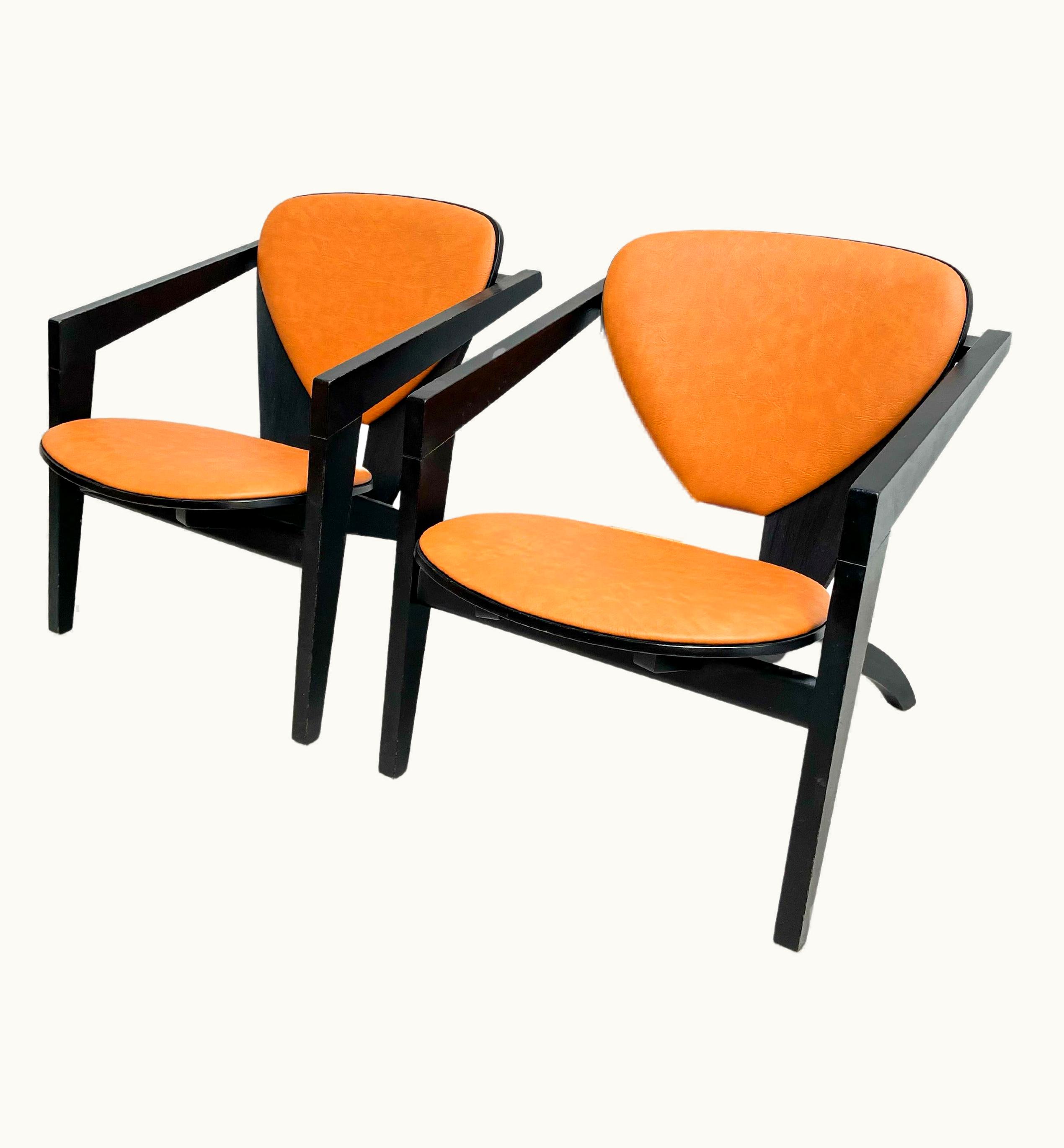 Hans J. Wegner Hans J. Wegner 1980's Pair Of GE46 Butterfly Lounge Chairs By Hans J. Wegner