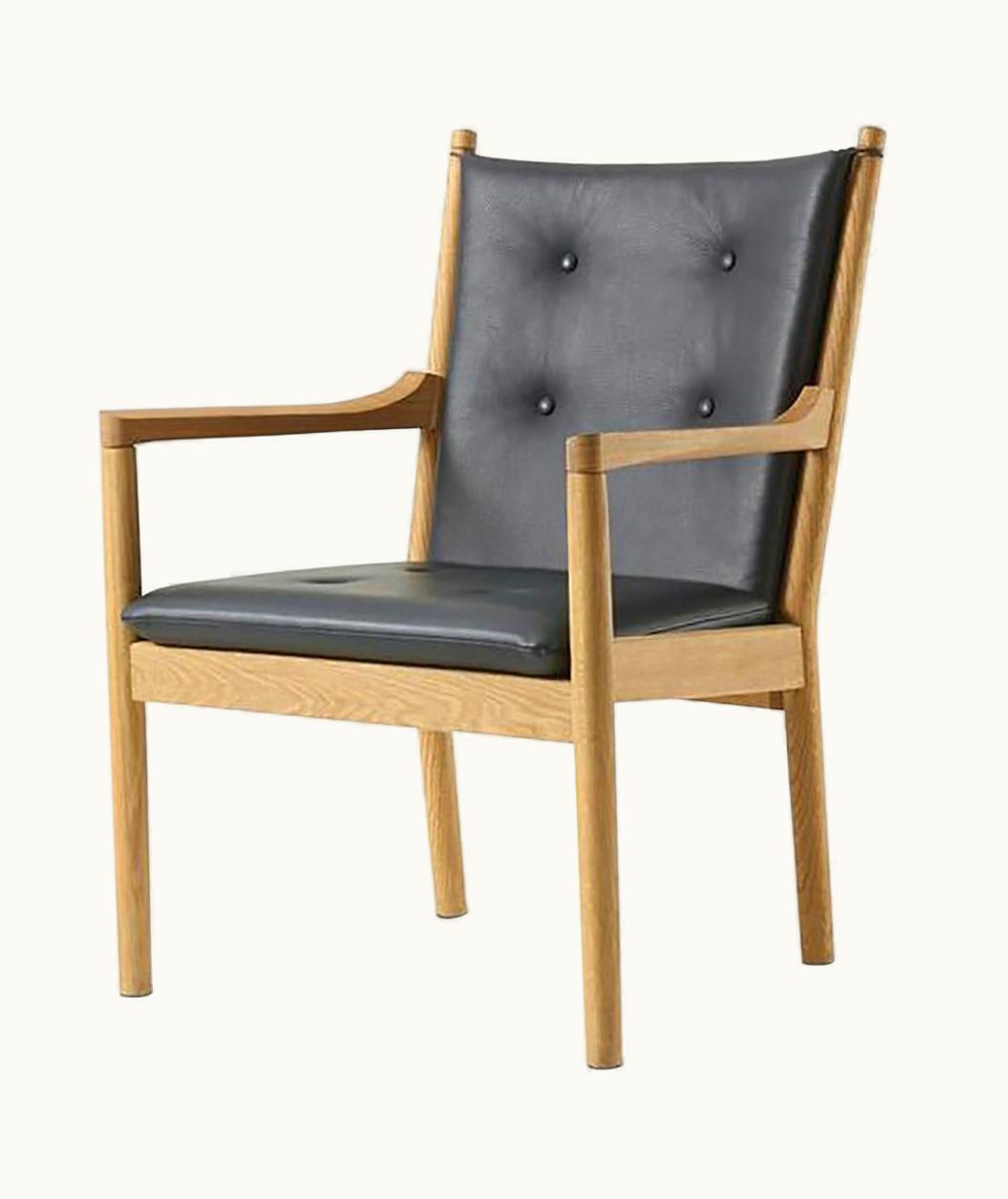Hans J. Wegner Hans J. Wegner 1788 Easy Chair, Soaped Oak And Leather