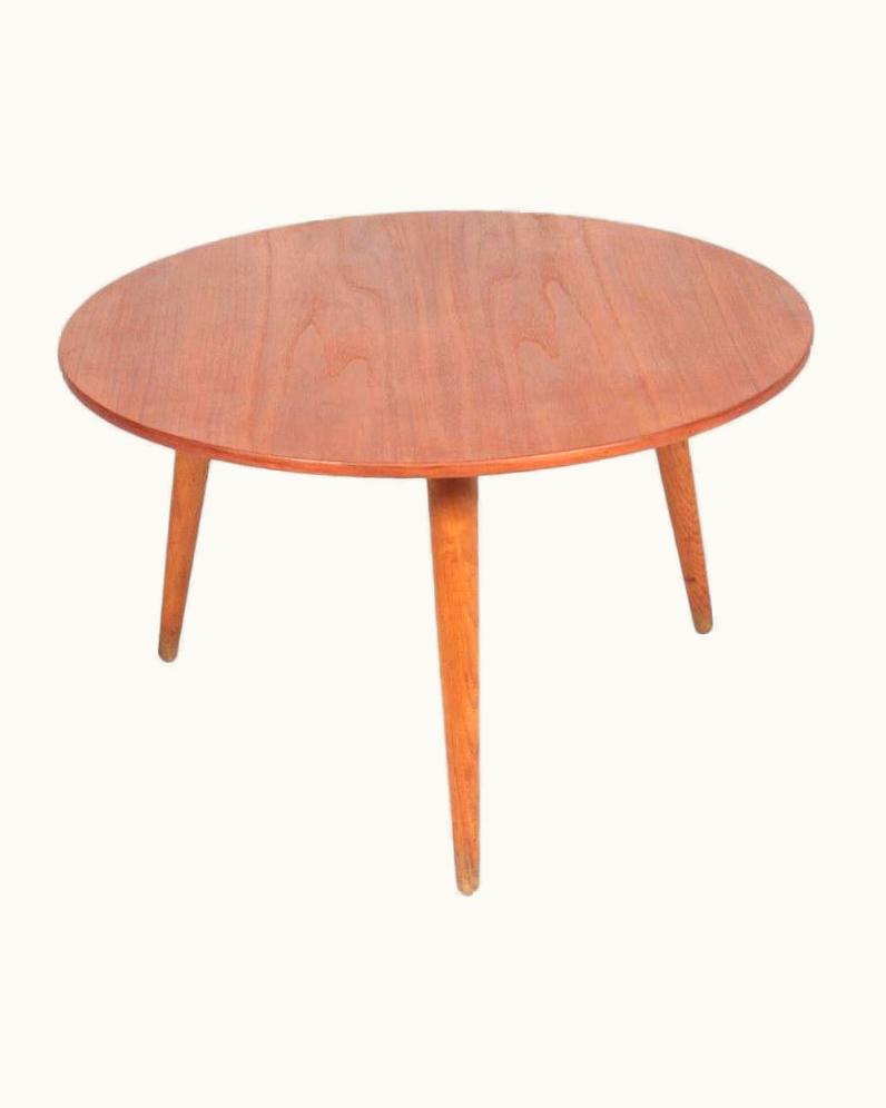 Hans J. Wegner Hans J. Wegner Low Table In Teak And Oak By Hans J. Wegner Danish Modern, 1950s